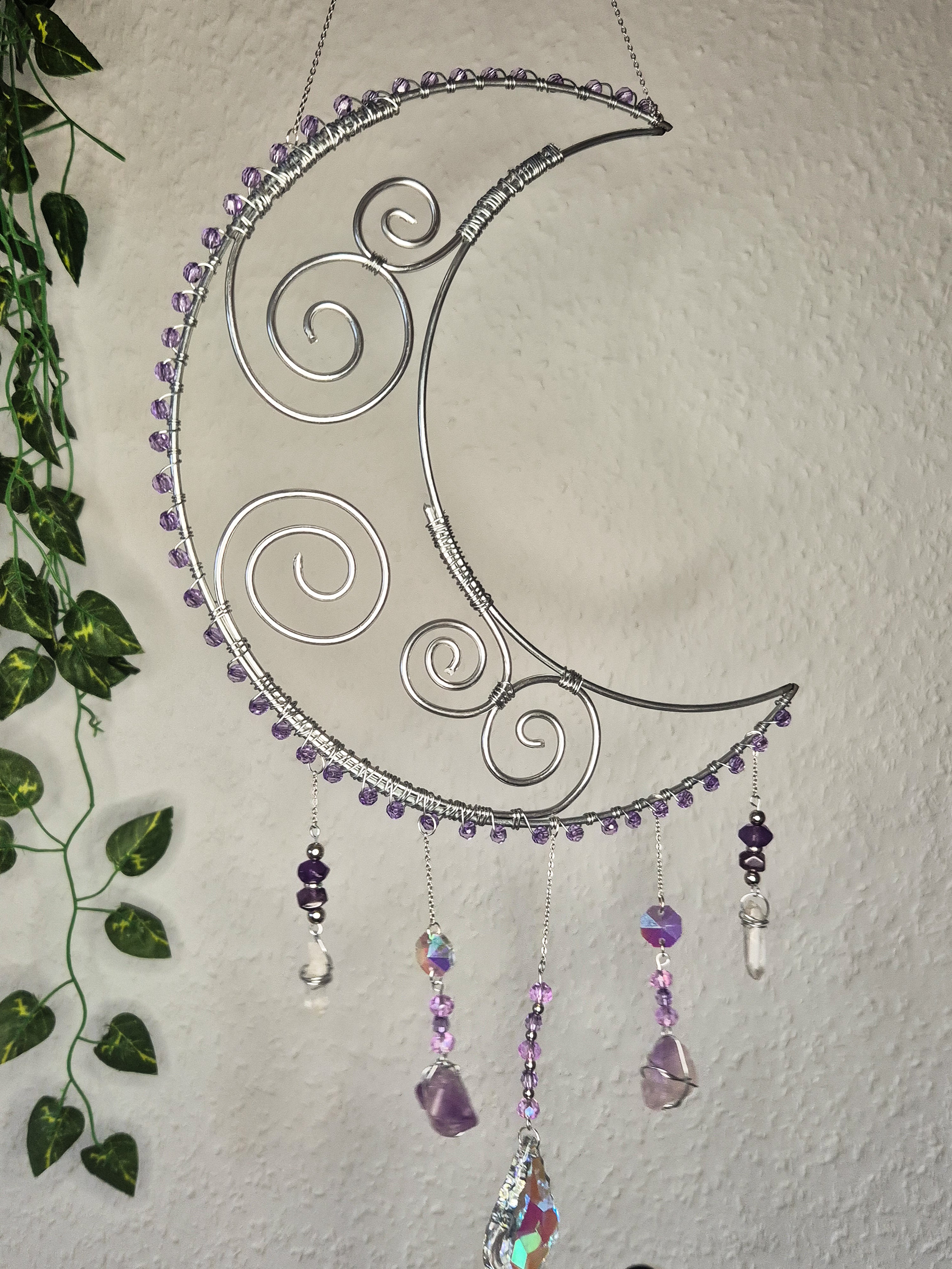 Moonblossom - Kollektion Fée Botanique - Sonnenfänger - Silber - Mond