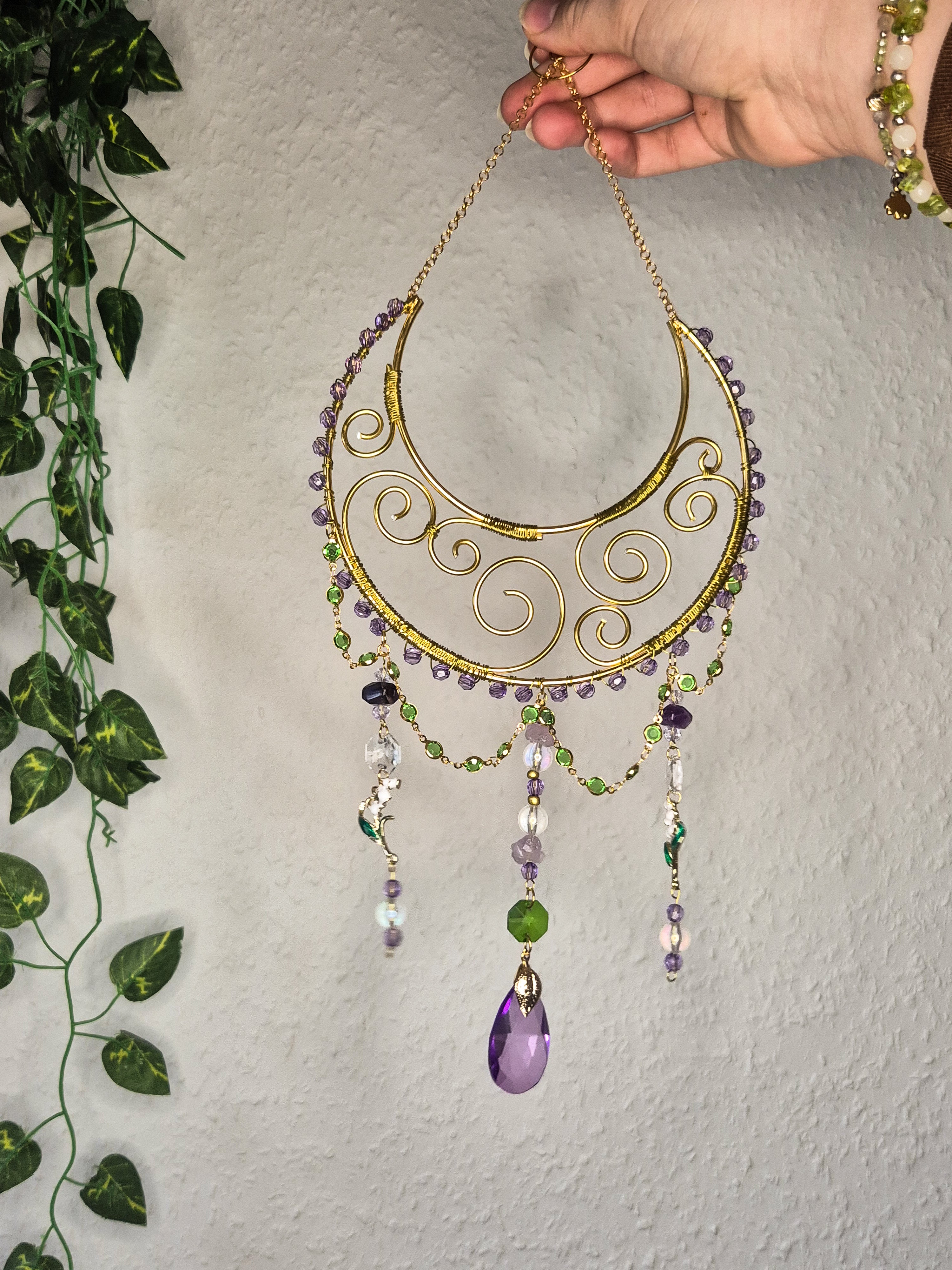 Celestia Bloom - Kollektion Fée Botanique - Sonnenfänger - Gold - Mond