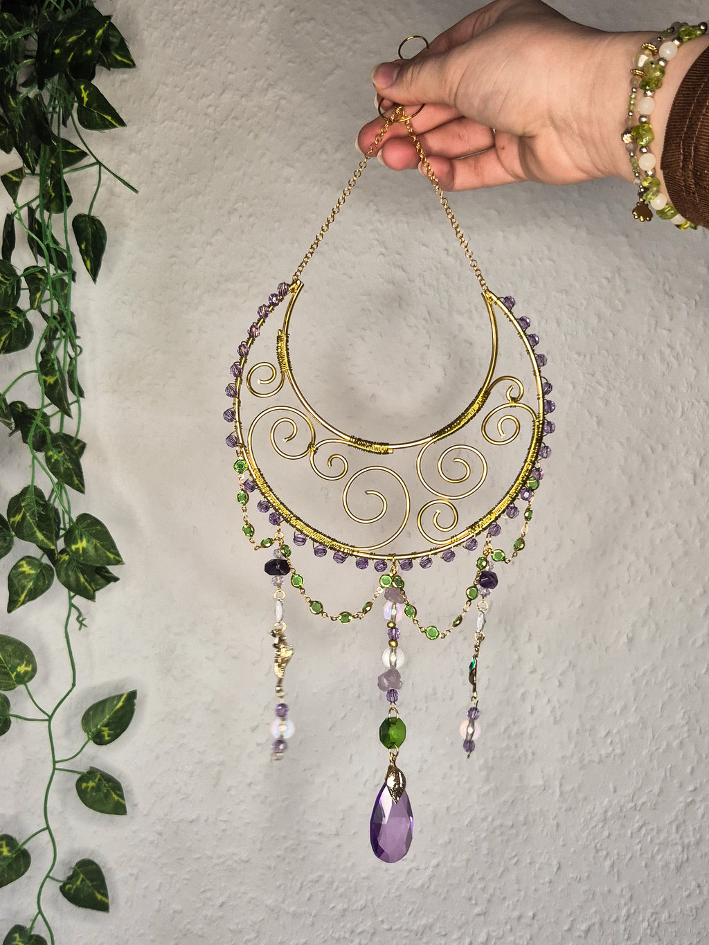 Celestia Bloom - Kollektion Fée Botanique - Sonnenfänger - Gold - Mond