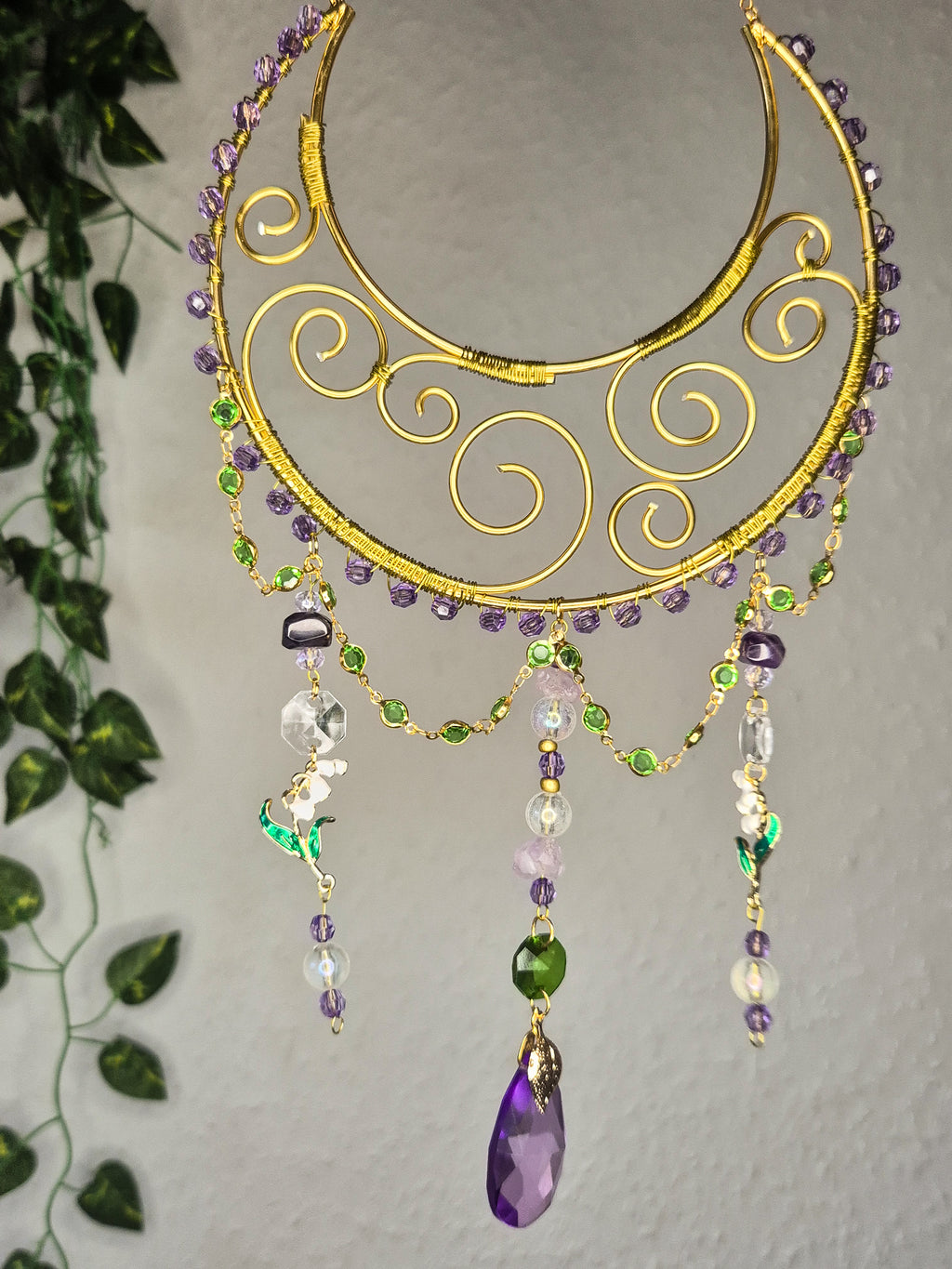 Celestia Bloom - Kollektion Fée Botanique - Sonnenfänger - Gold - Mond