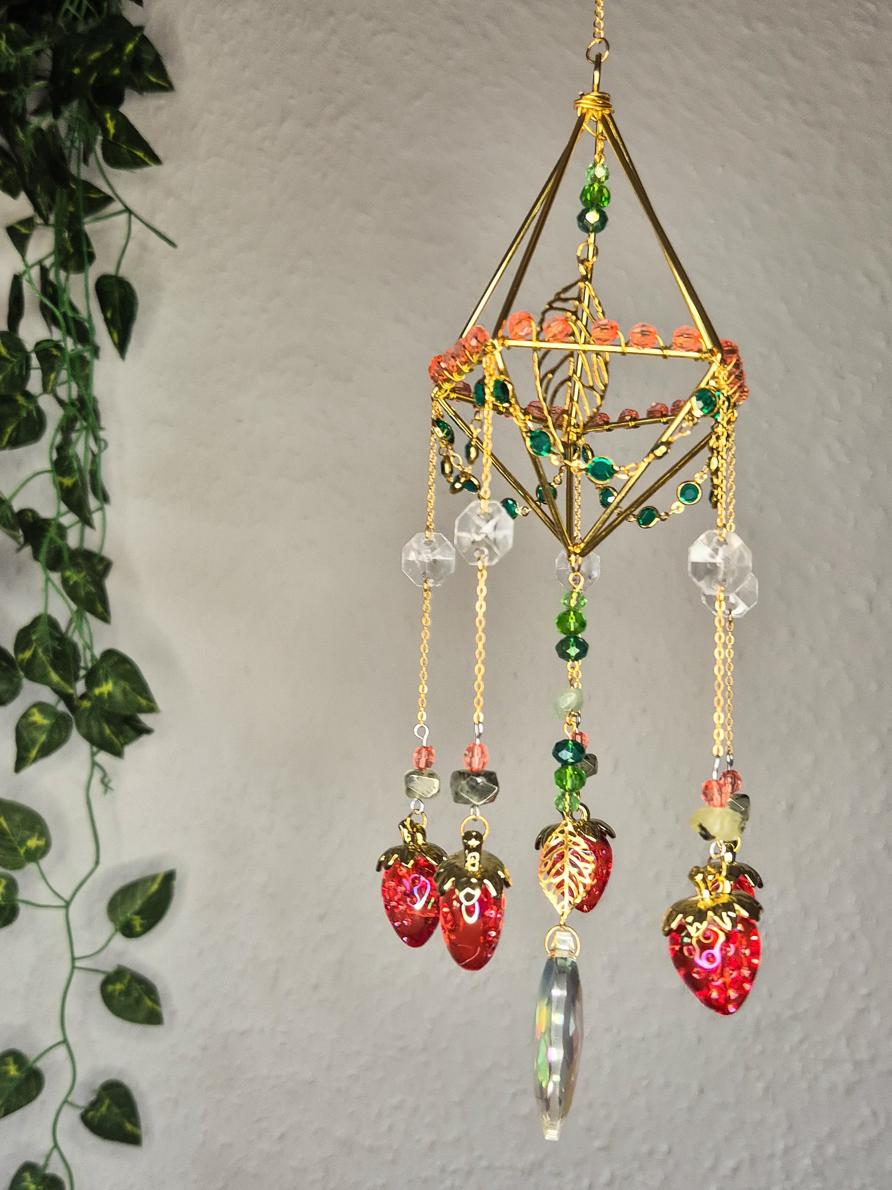 Emely Erdbeer - Kollektion Fée Botanique - Sonnenfänger - Geometrisch - Gold