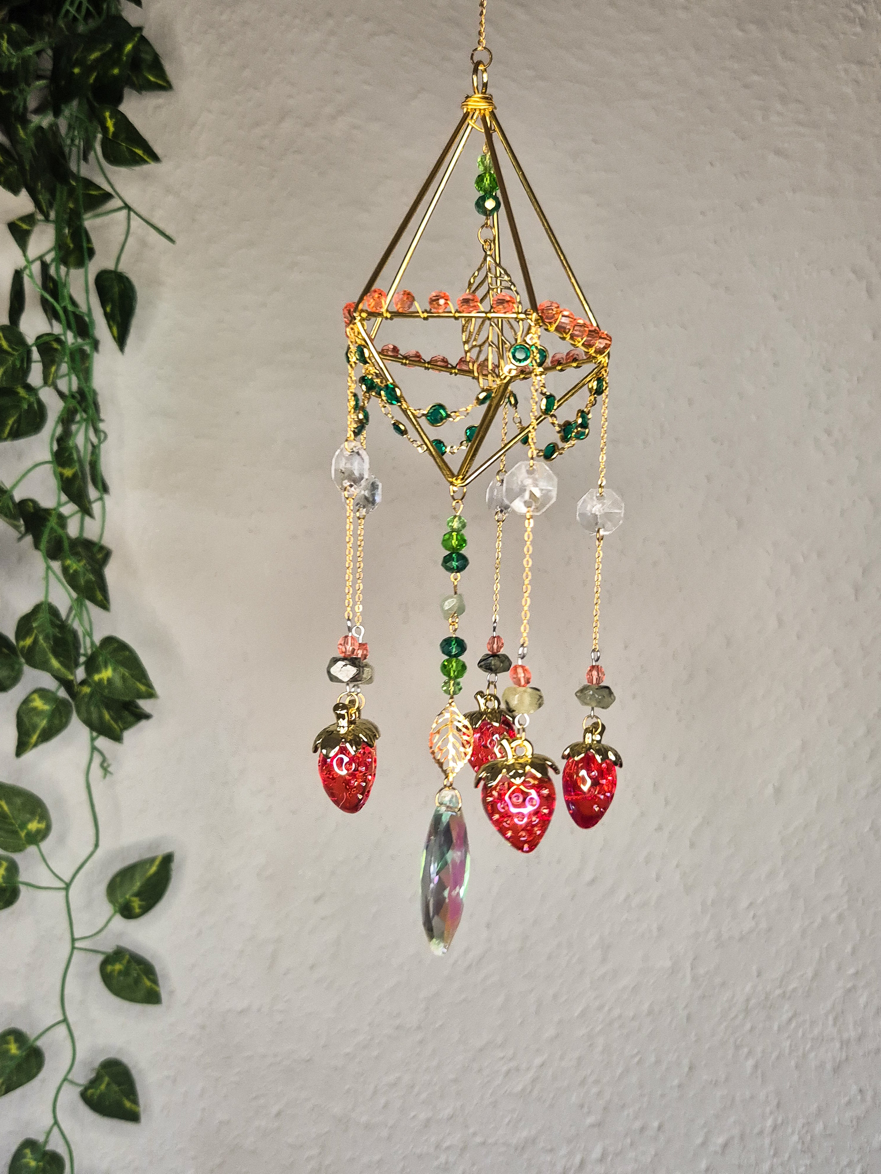 Emely Erdbeer - Kollektion Fée Botanique - Sonnenfänger - Geometrisch - Gold