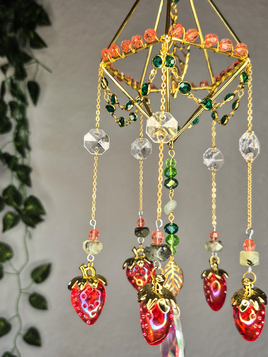 Emely Erdbeer - Kollektion Fée Botanique - Sonnenfänger - Geometrisch - Gold