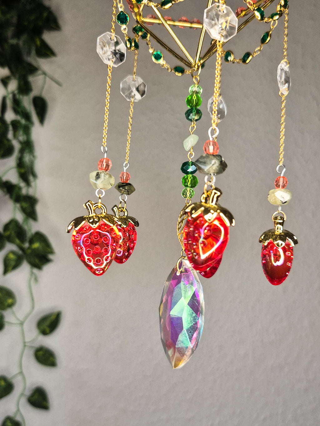 Emely Erdbeer - Kollektion Fée Botanique - Sonnenfänger - Geometrisch - Gold