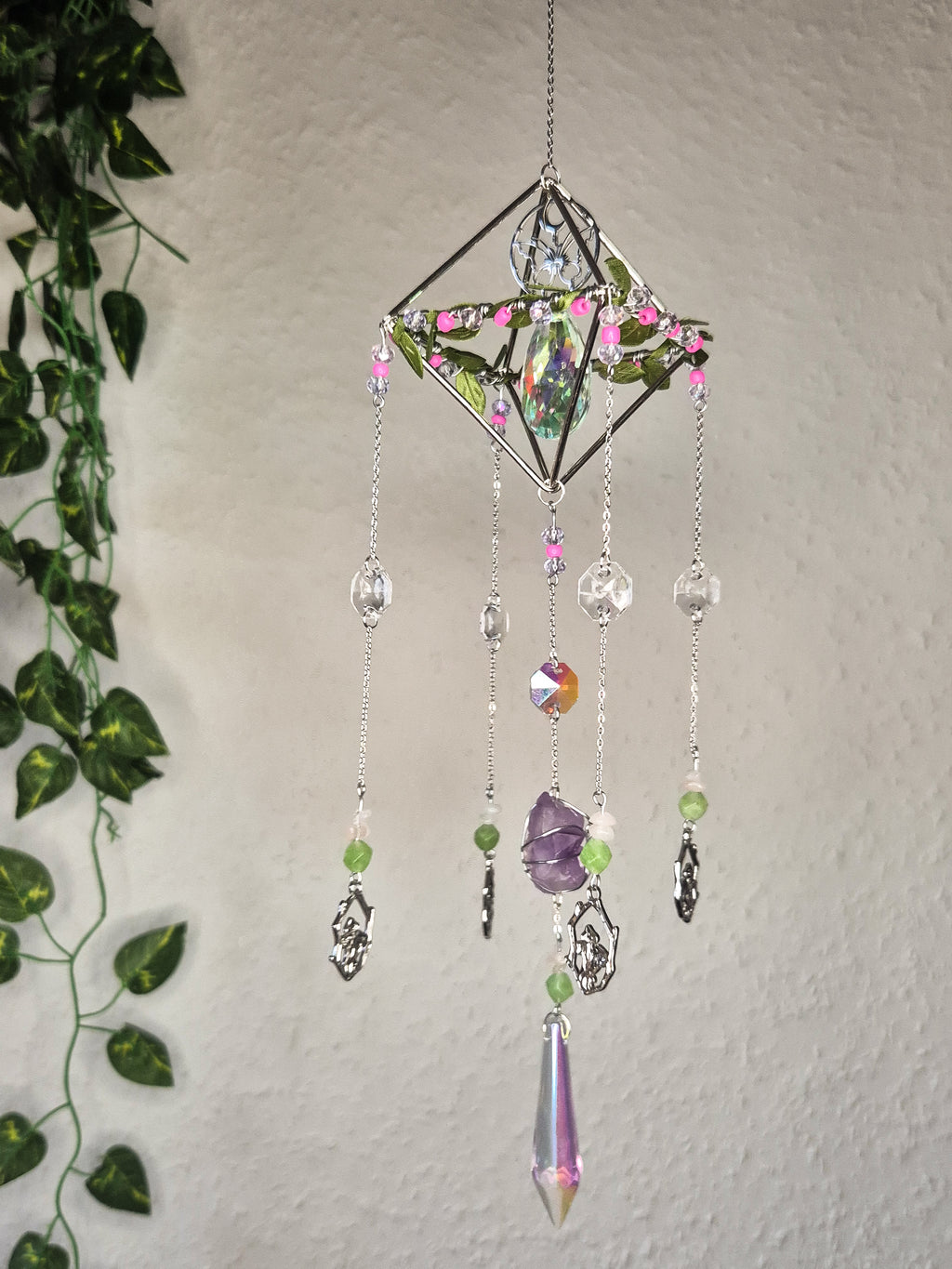 Flora Luminis - Kollektion Fée Botanique  - Sonnenfänger - Geometrisch - Silber