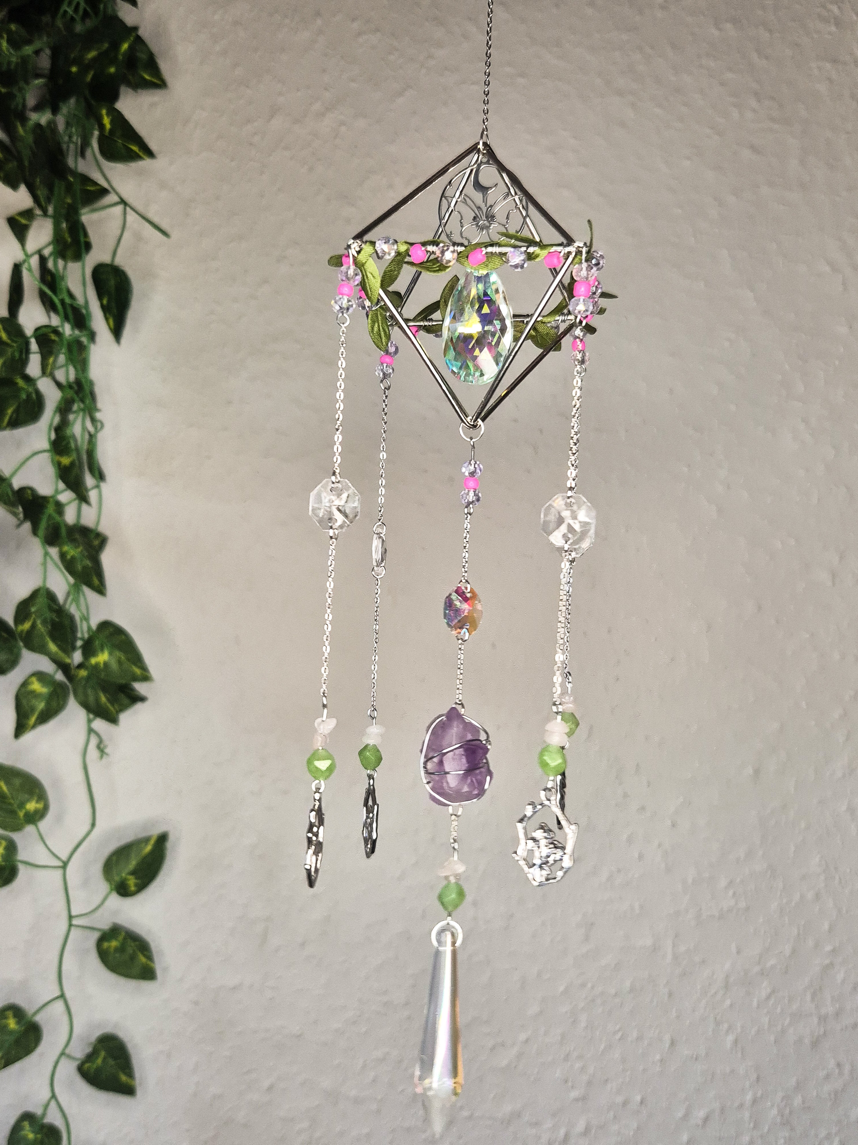 Flora Luminis - Kollektion Fée Botanique  - Sonnenfänger - Geometrisch - Silber