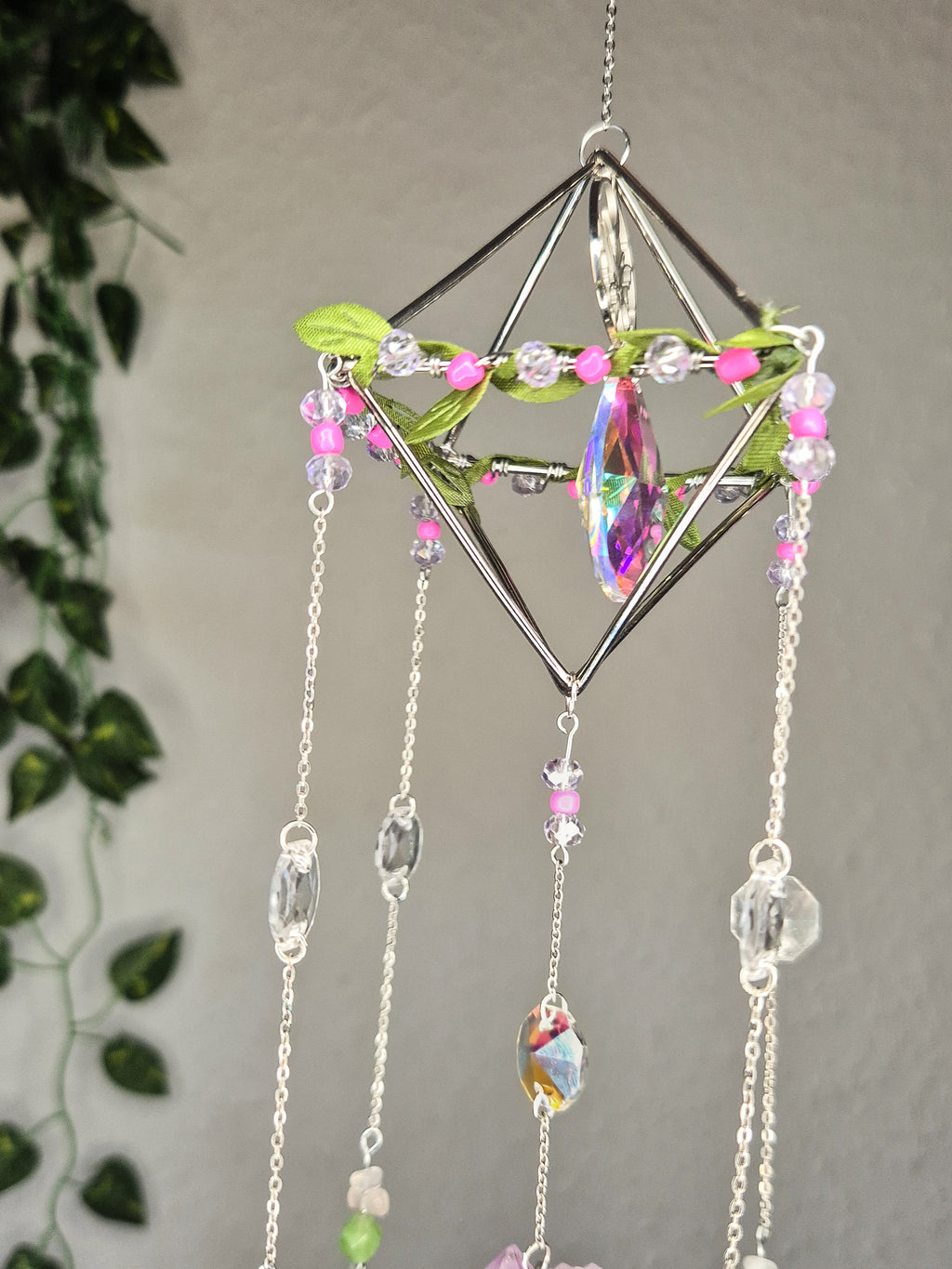 Flora Luminis - Kollektion Fée Botanique  - Sonnenfänger - Geometrisch - Silber