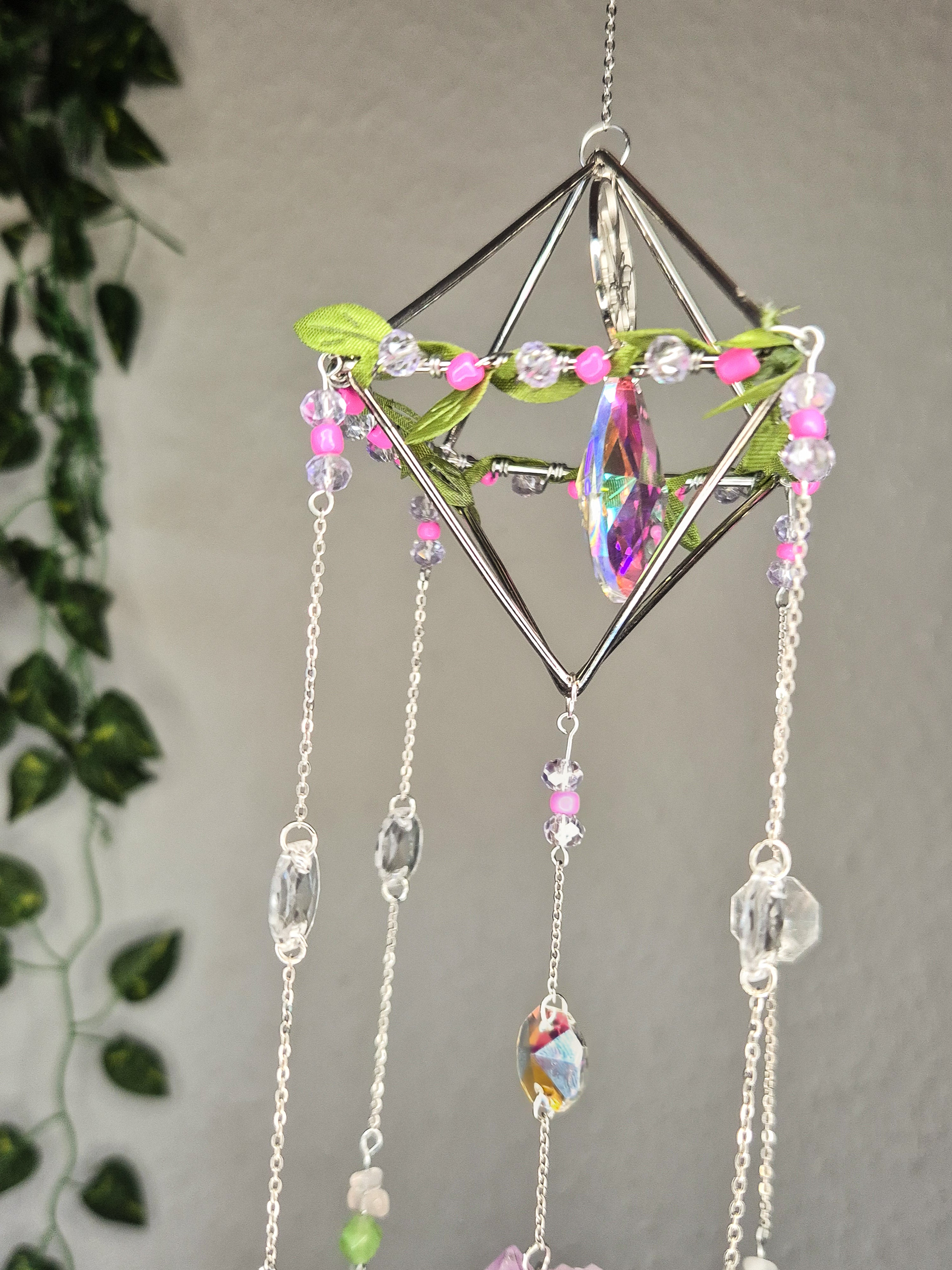 Flora Luminis - Kollektion Fée Botanique  - Sonnenfänger - Geometrisch - Silber