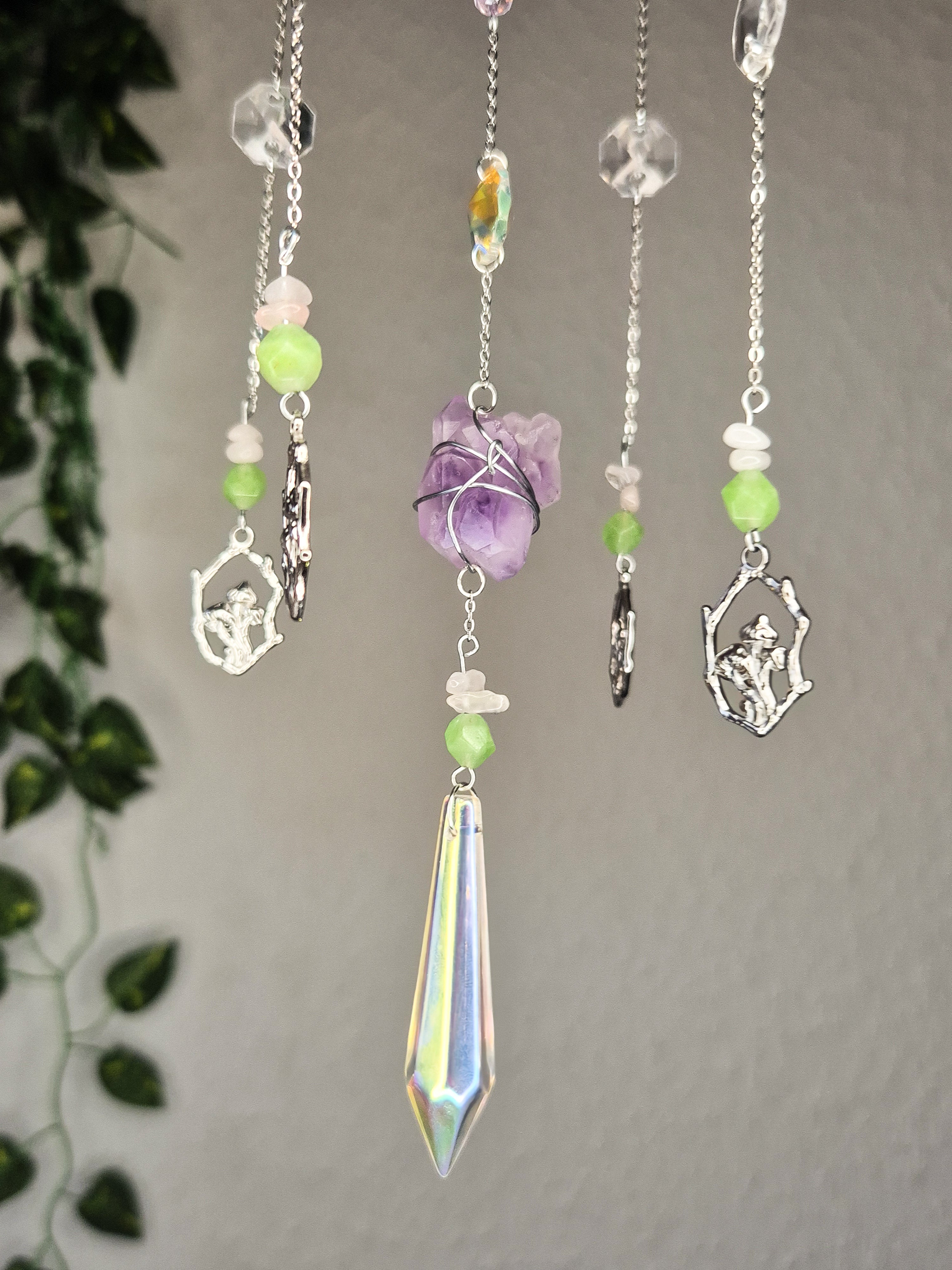 Flora Luminis - Kollektion Fée Botanique  - Sonnenfänger - Geometrisch - Silber