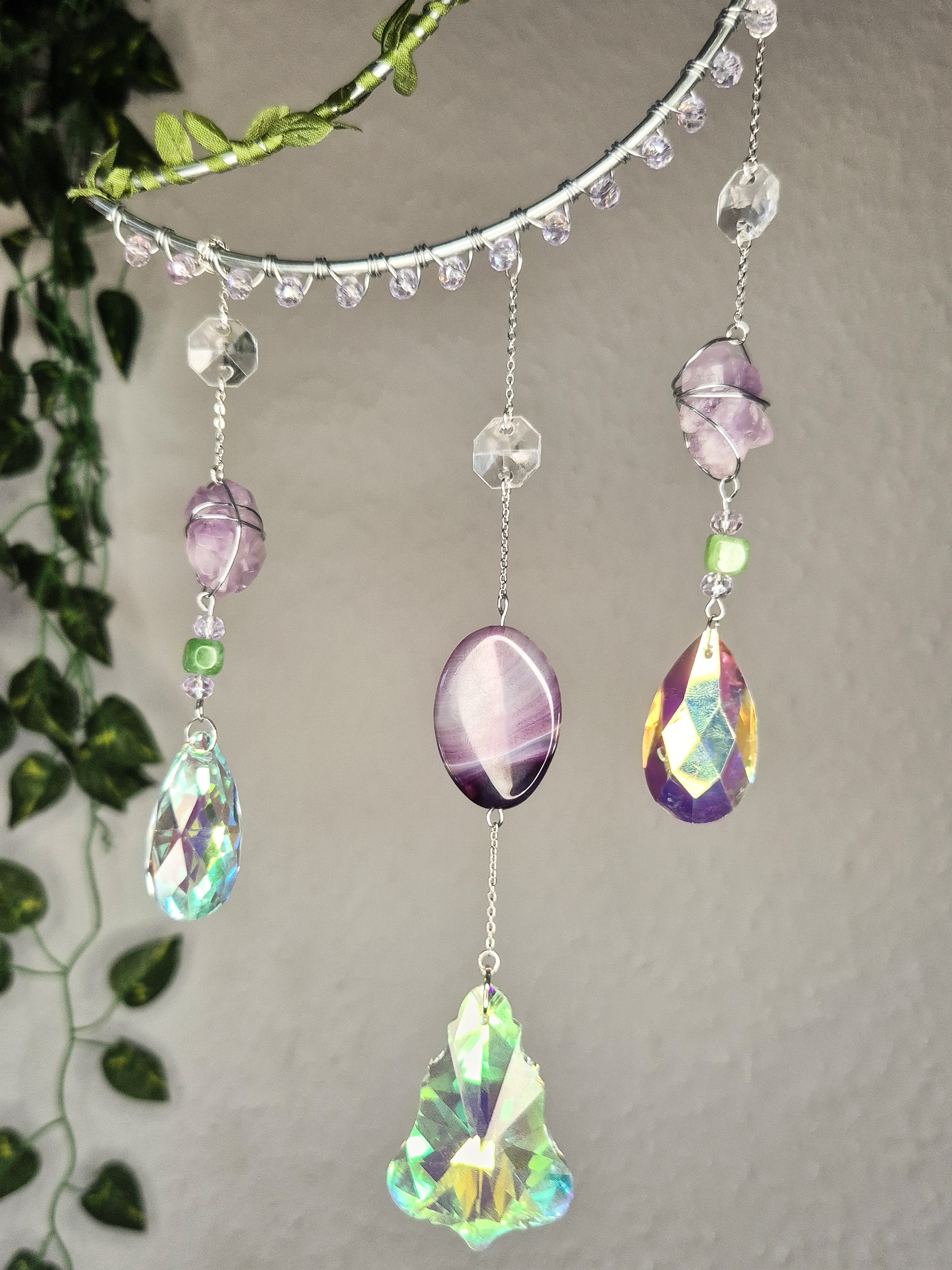 Licht & Lilac - Kollektion Fée Botanique - Sonnenfänger - Silber - Mond