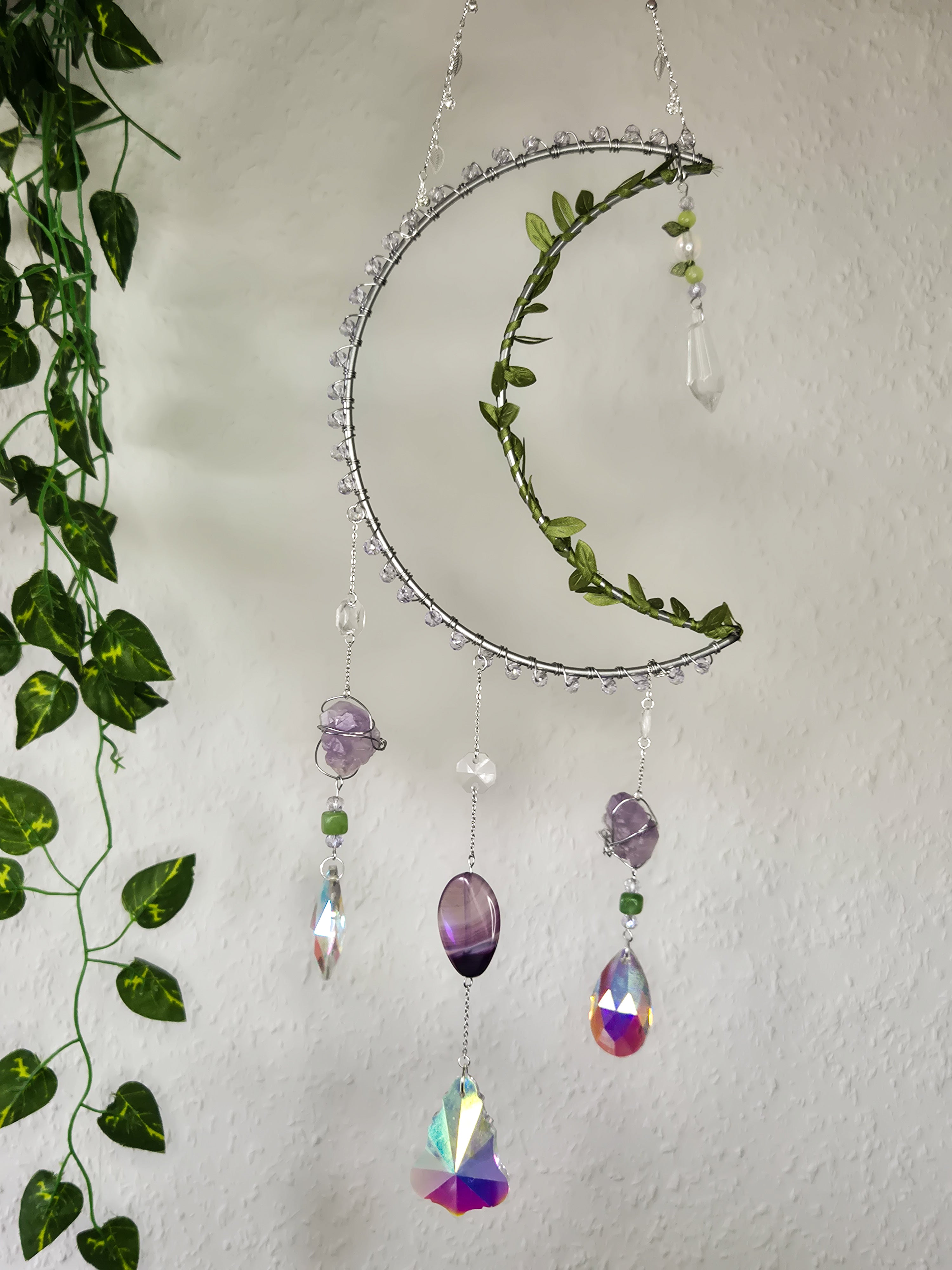 Licht & Lilac - Kollektion Fée Botanique - Sonnenfänger - Silber - Mond