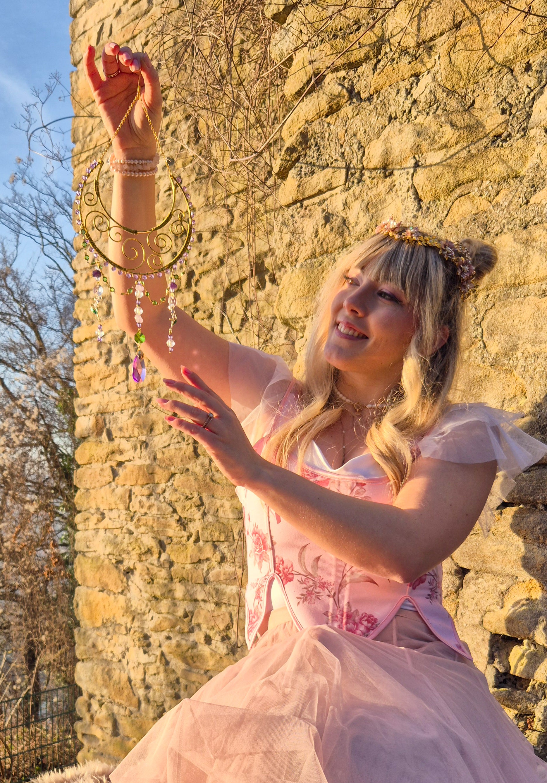 Celestia Bloom - Kollektion Fée Botanique - Sonnenfänger - Gold - Mond