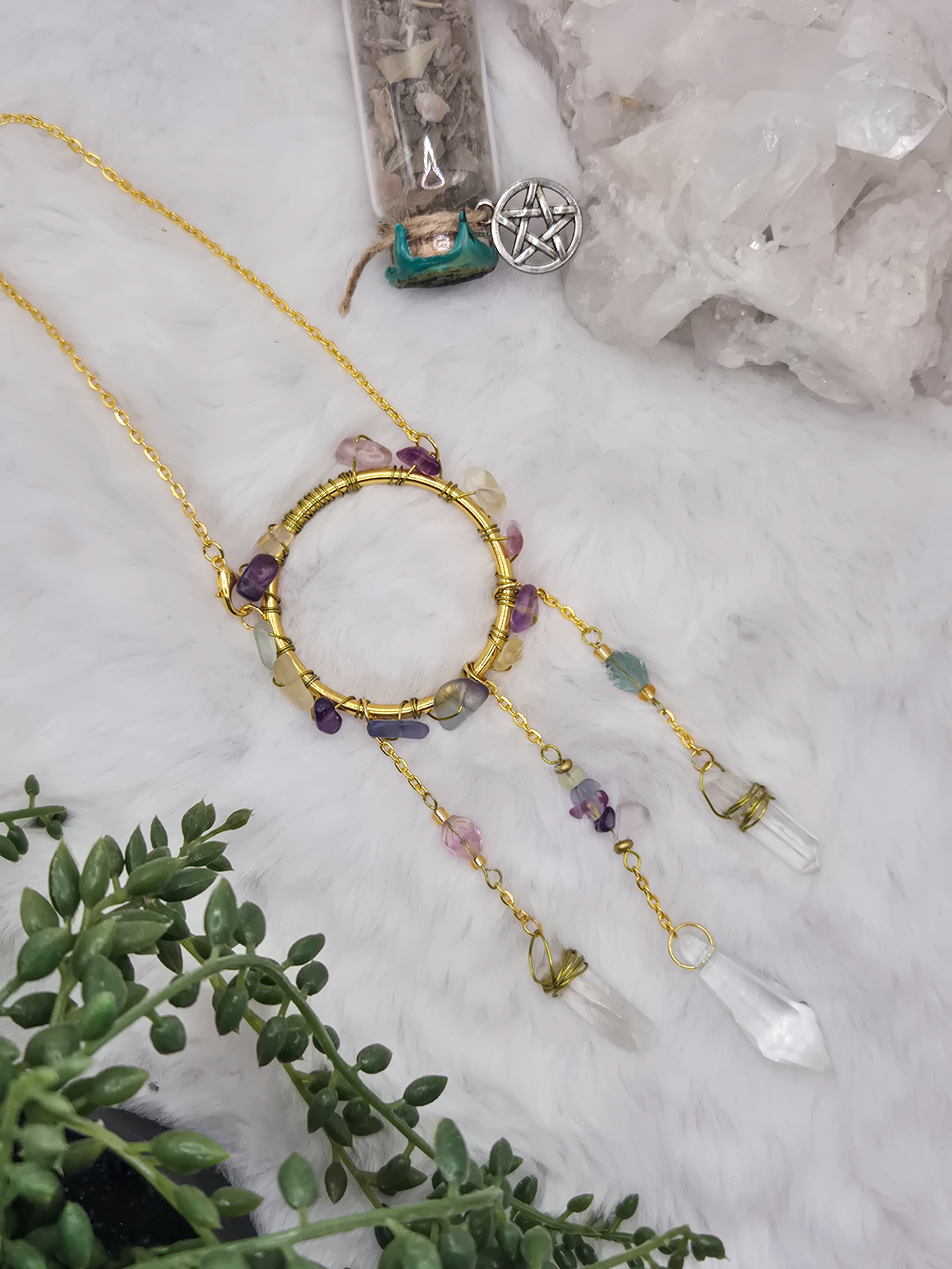 In Via Fluorid - Minisonnenfänger - Sonnenfänger - Klein - Kristall - Schutz