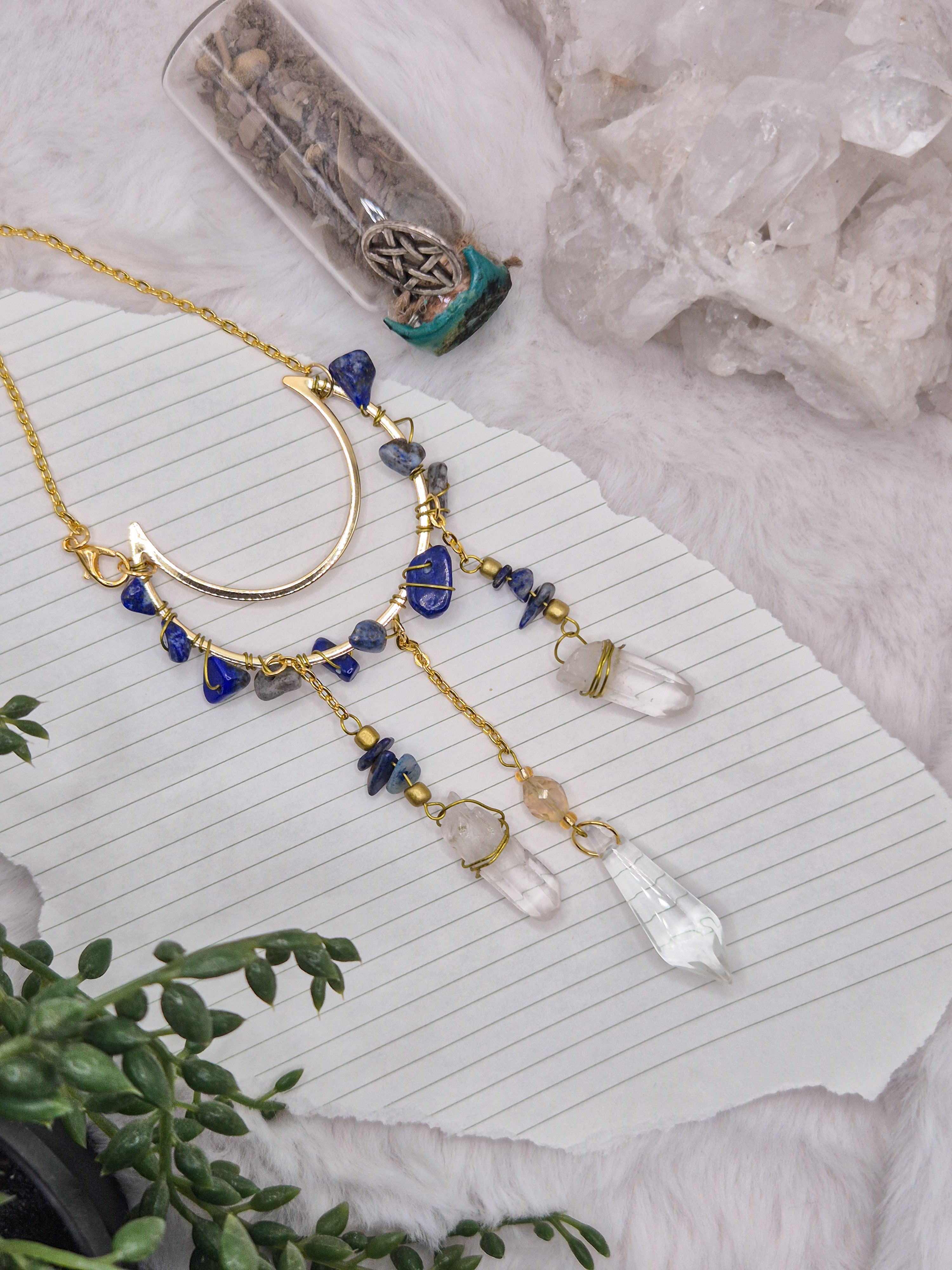 In Via Lapis Lazuli - Minisonnenfänger - Sonnenfänger - Klein - Kristall - Schutz