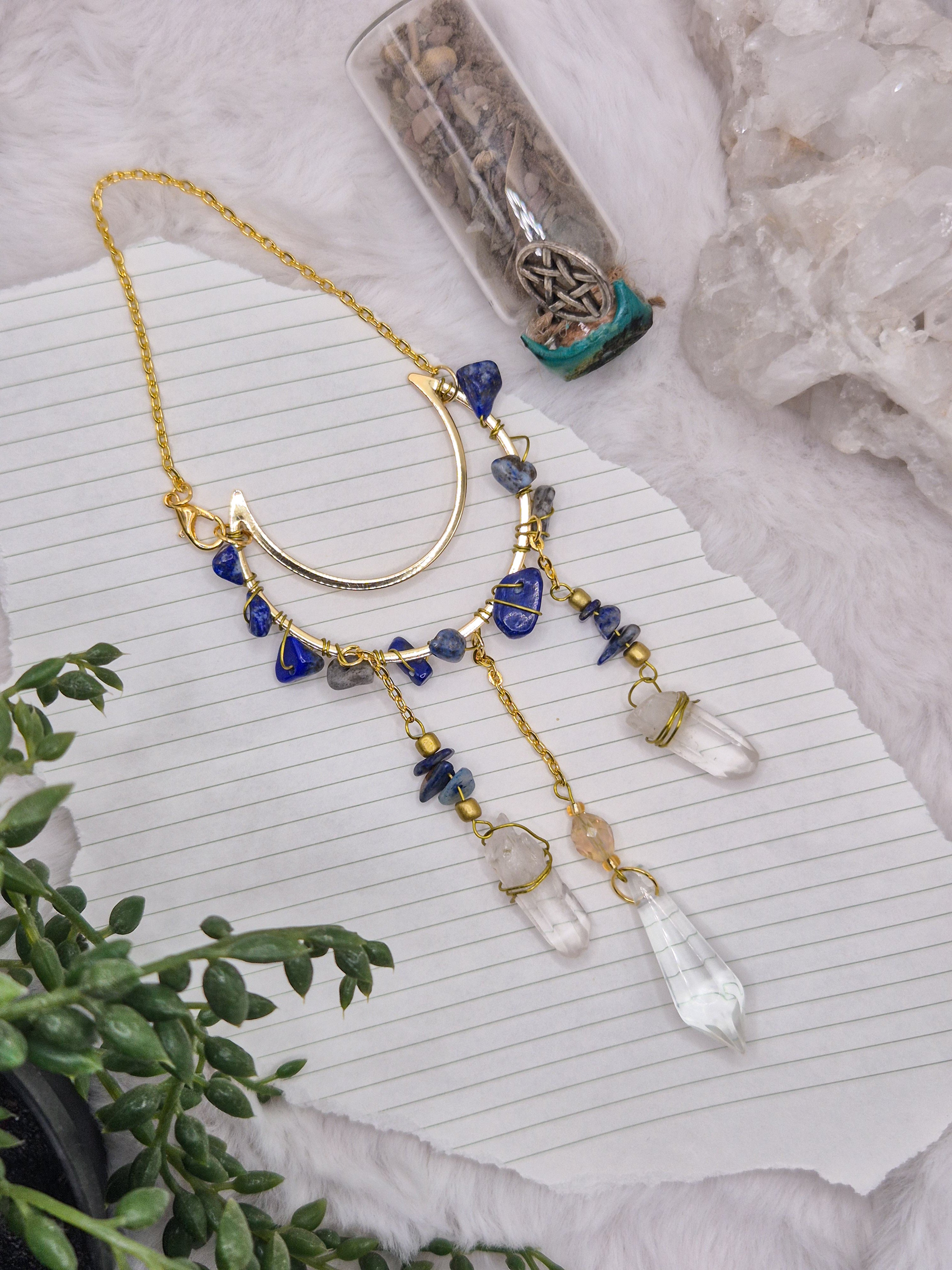 In Via Lapis Lazuli - Minisonnenfänger - Sonnenfänger - Klein - Kristall - Schutz