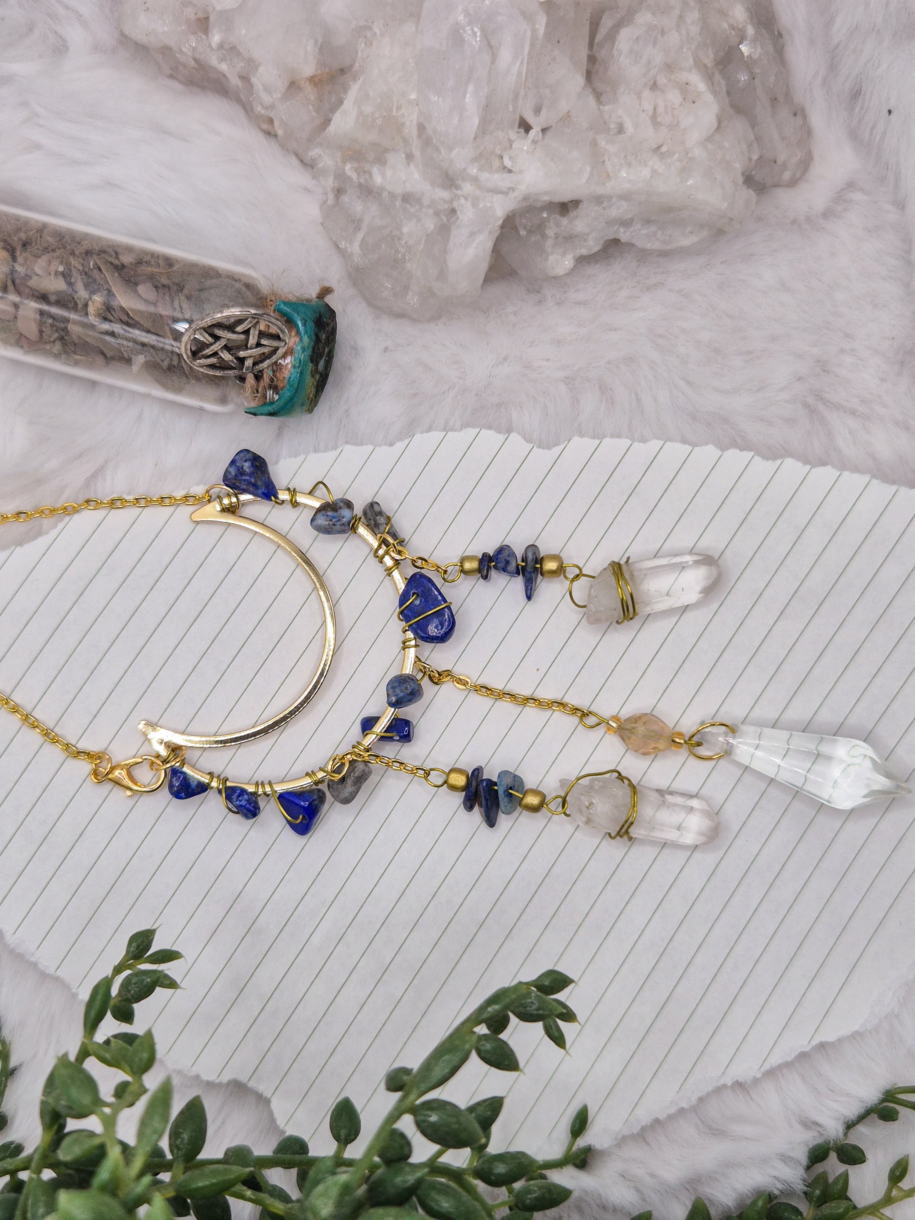 In Via Lapis Lazuli - Minisonnenfänger - Sonnenfänger - Klein - Kristall - Schutz