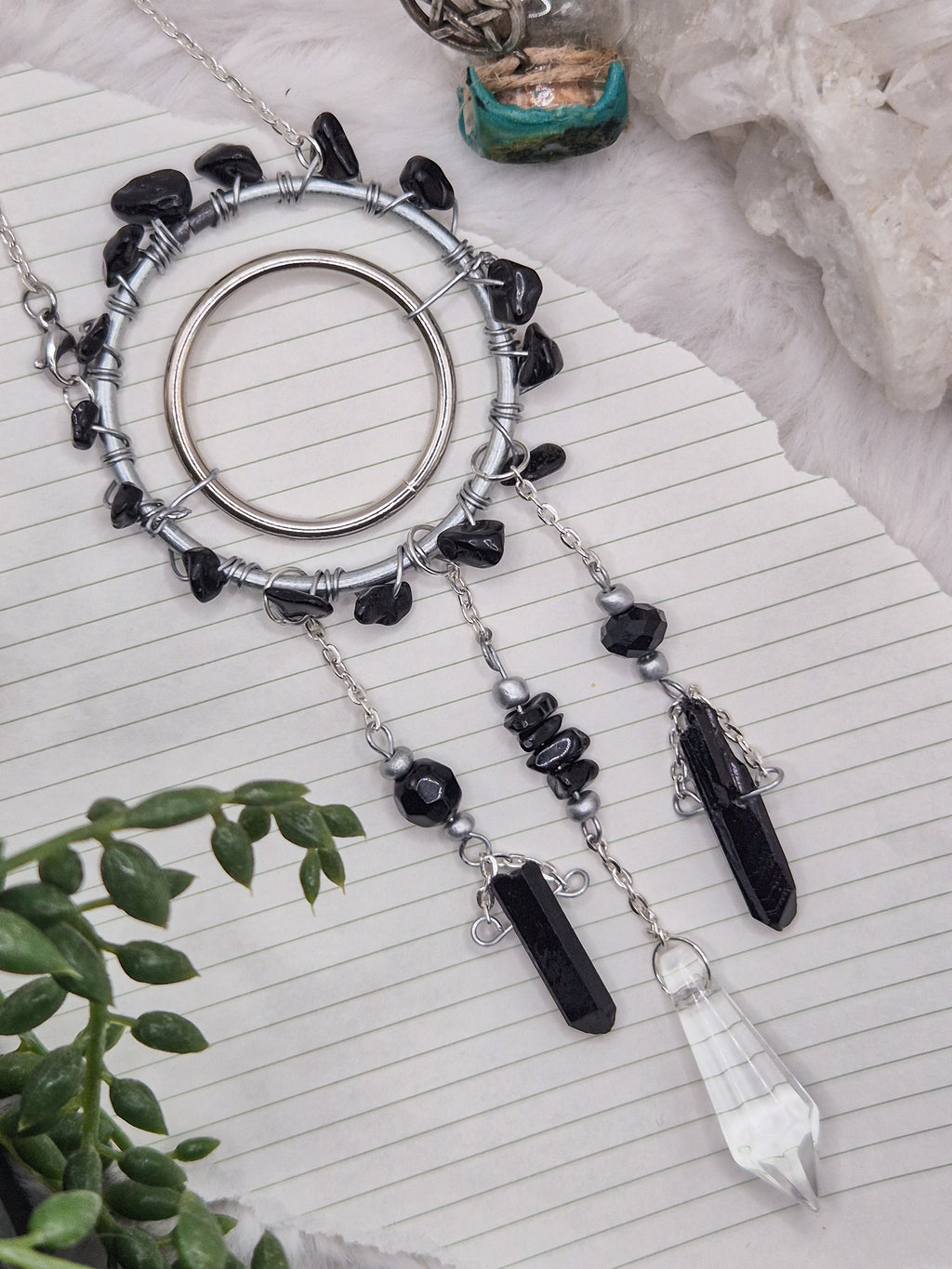 In Via Obsidian - Minisonnenfänger - Sonnenfänger - Klein - Kristall - Schutz