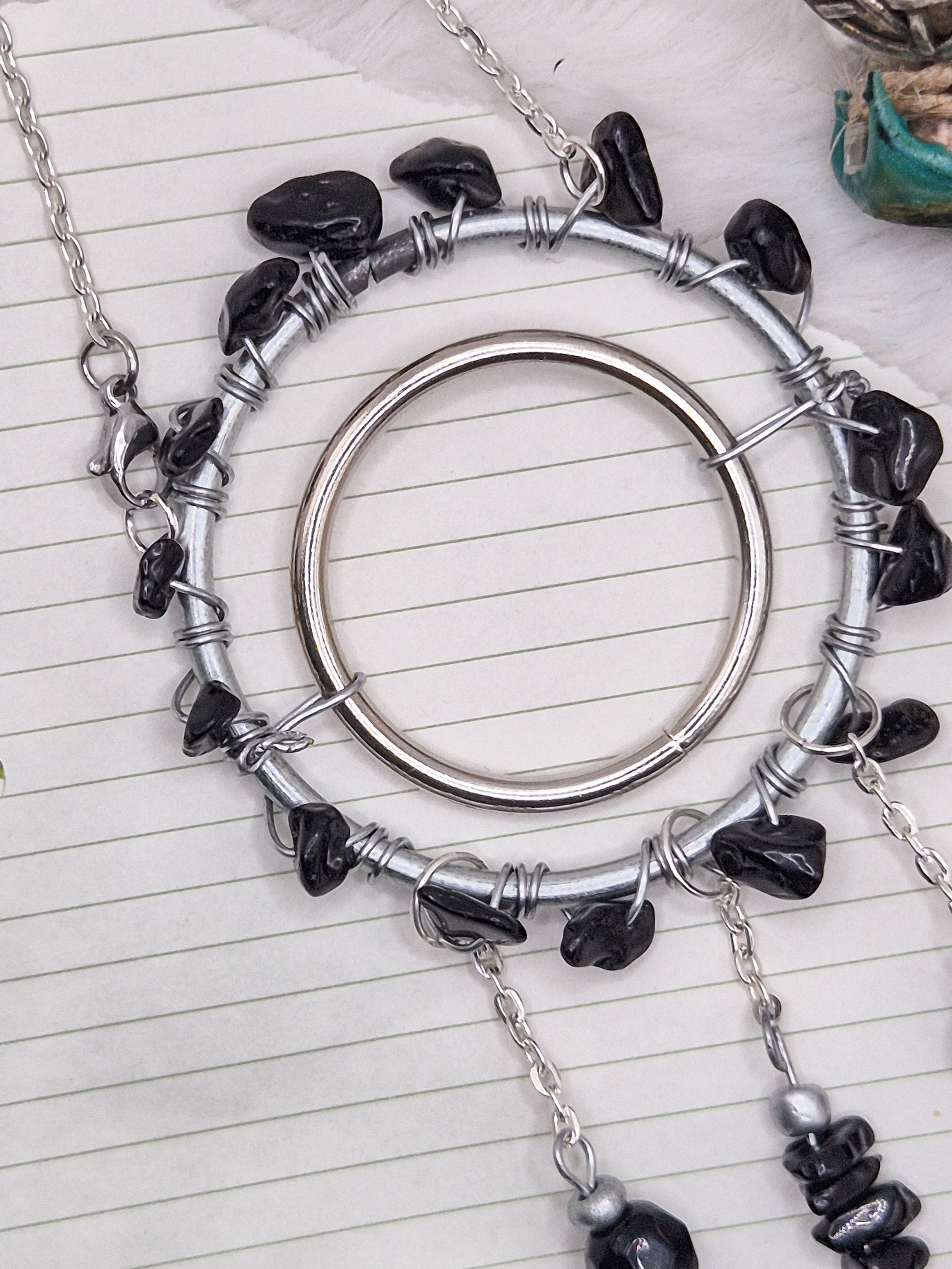 In Via Obsidian - Minisonnenfänger - Sonnenfänger - Klein - Kristall - Schutz