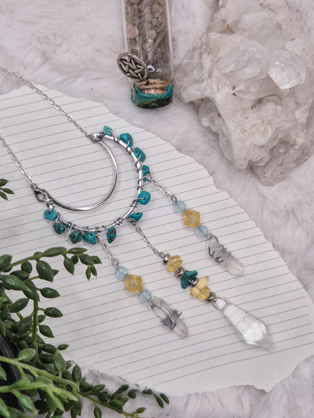 In Via Chrysokoll - Minisonnenfänger - Sonnenfänger - Klein - Kristall - Schutz