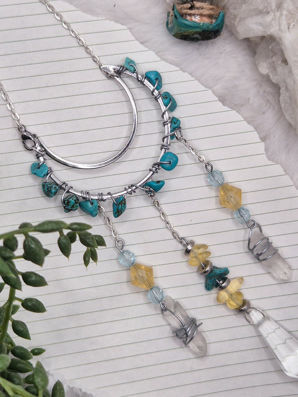 In Via Chrysokoll - Minisonnenfänger - Sonnenfänger - Klein - Kristall - Schutz