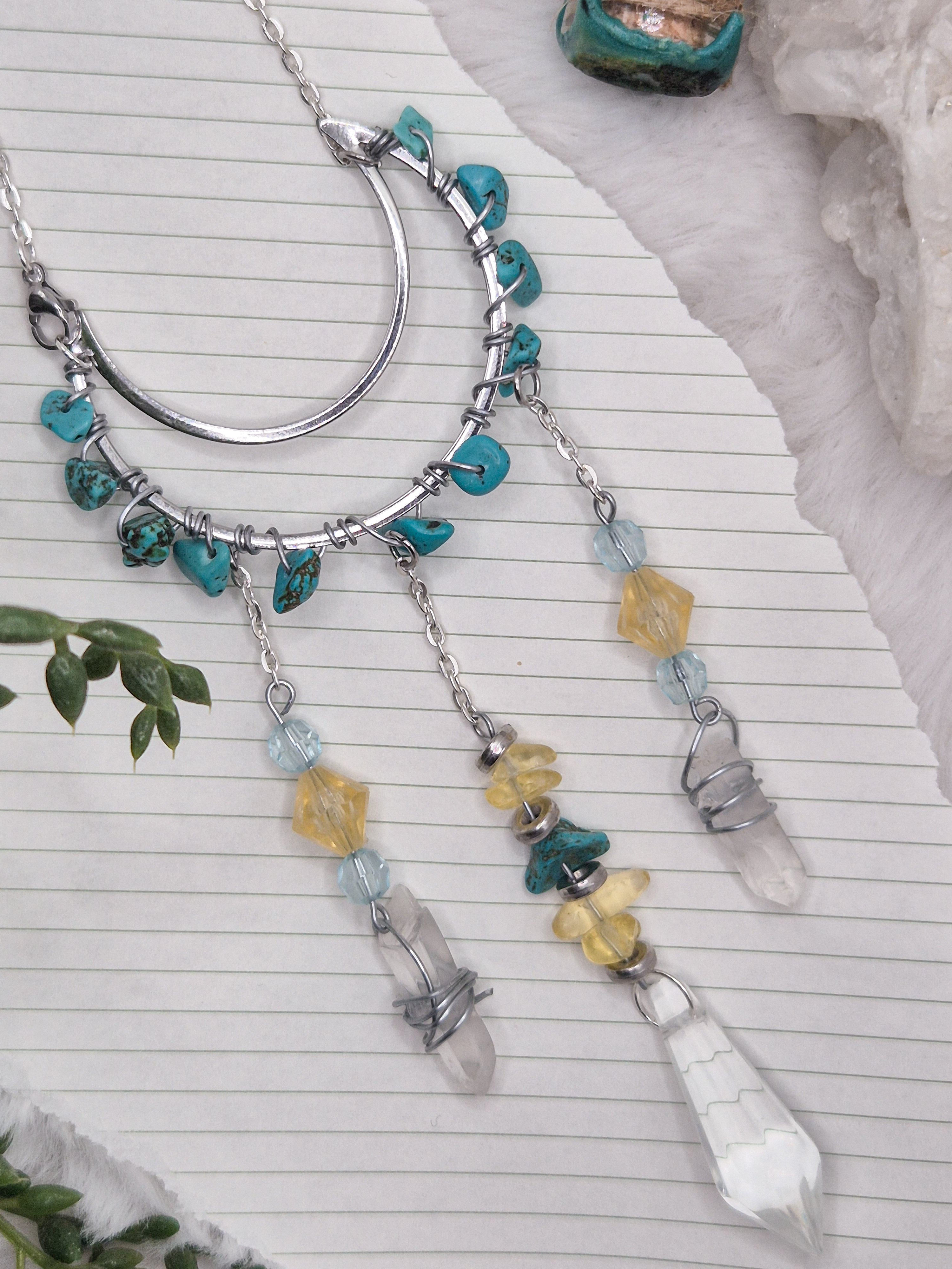 In Via Chrysokoll - Minisonnenfänger - Sonnenfänger - Klein - Kristall - Schutz