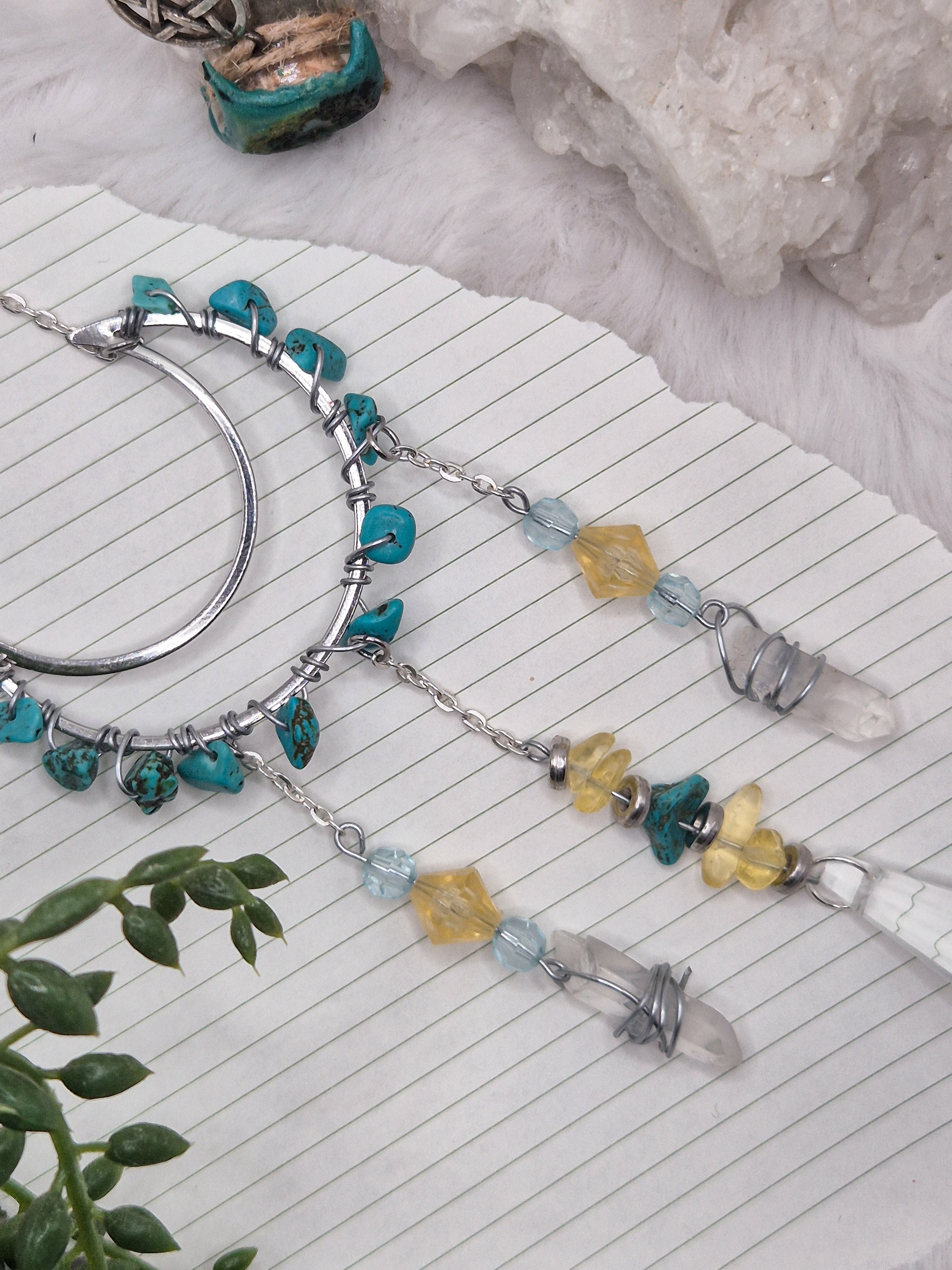 In Via Chrysokoll - Minisonnenfänger - Sonnenfänger - Klein - Kristall - Schutz