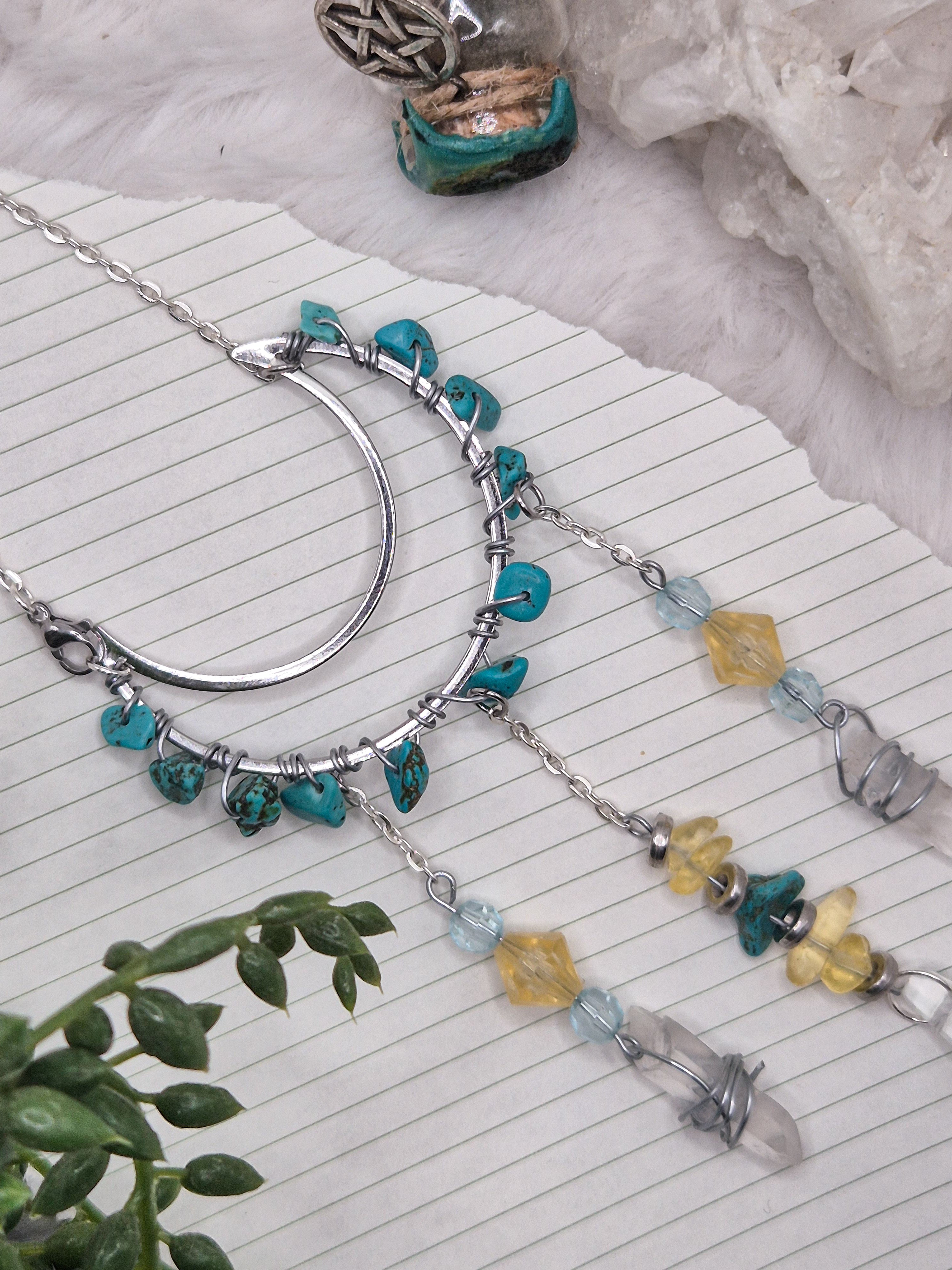 In Via Chrysokoll - Minisonnenfänger - Sonnenfänger - Klein - Kristall - Schutz