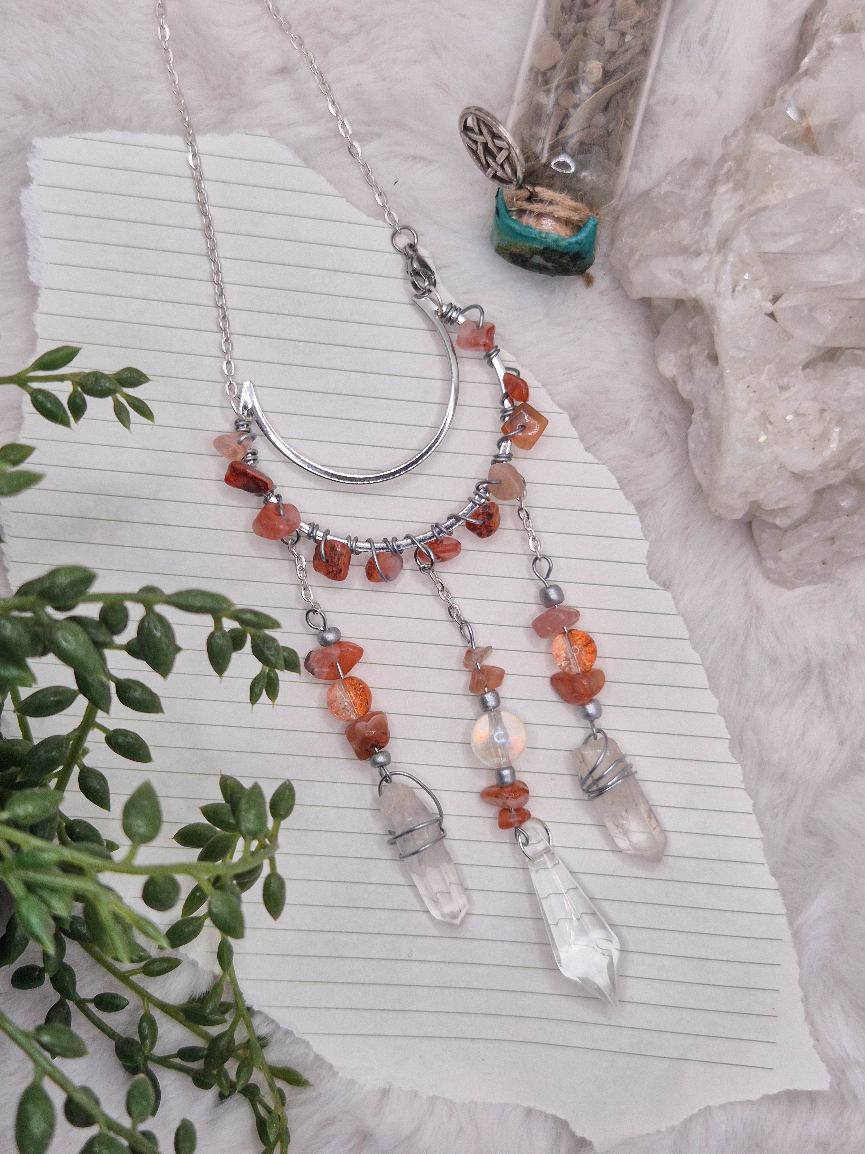 In Via Karneol - Minisonnenfänger - Sonnenfänger - Klein - Kristall - Schutz