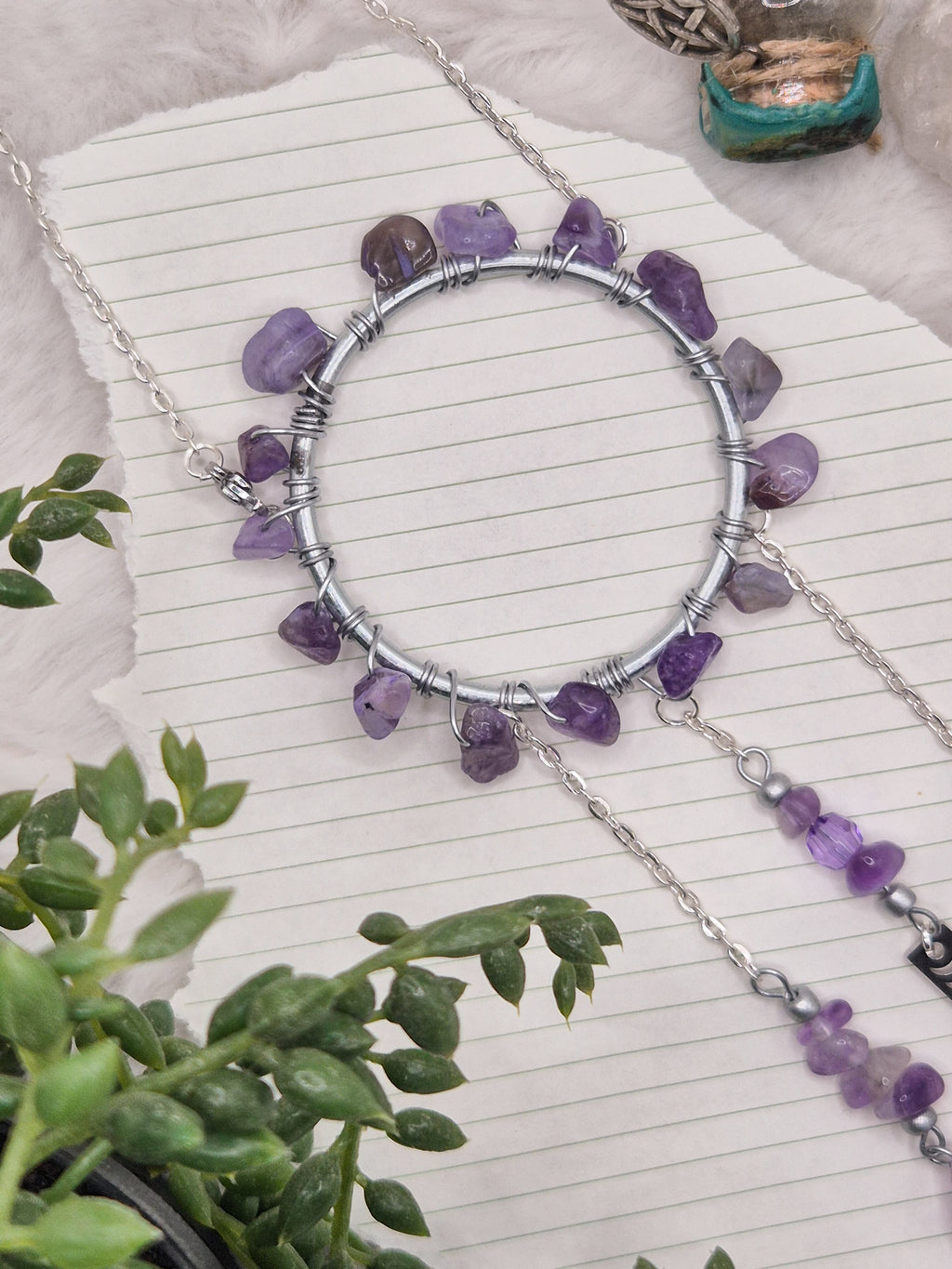 In Via Amethyst - Minisonnenfänger - Sonnenfänger - Klein - Kristall - Schutz