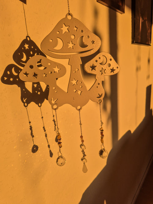 Caput Aureum  - Sonnenfänger - Gold/Silber - Pilz