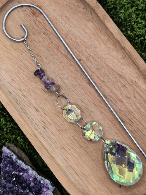 Amethyst Pflanzen-Sonnenfänger - Sonnenfänger - Silber