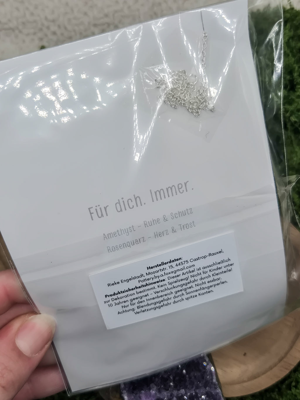 Schutz und Trost für dich - Geschenkidee - Mutmacher -  Sonnenfänger - Silber