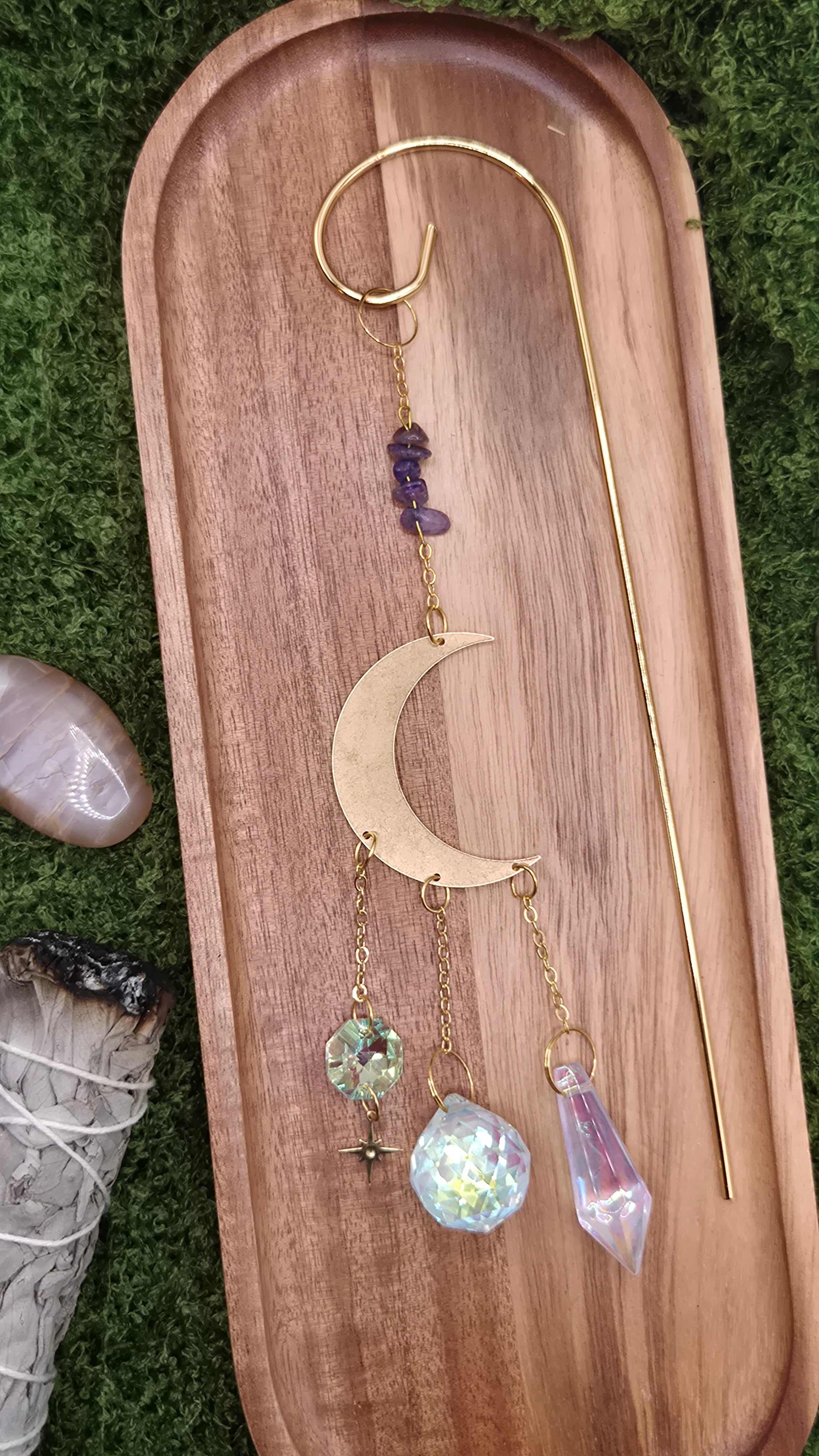 Amethyst Pflanzen-Sonnenfänger - Sonnenfänger - Gold