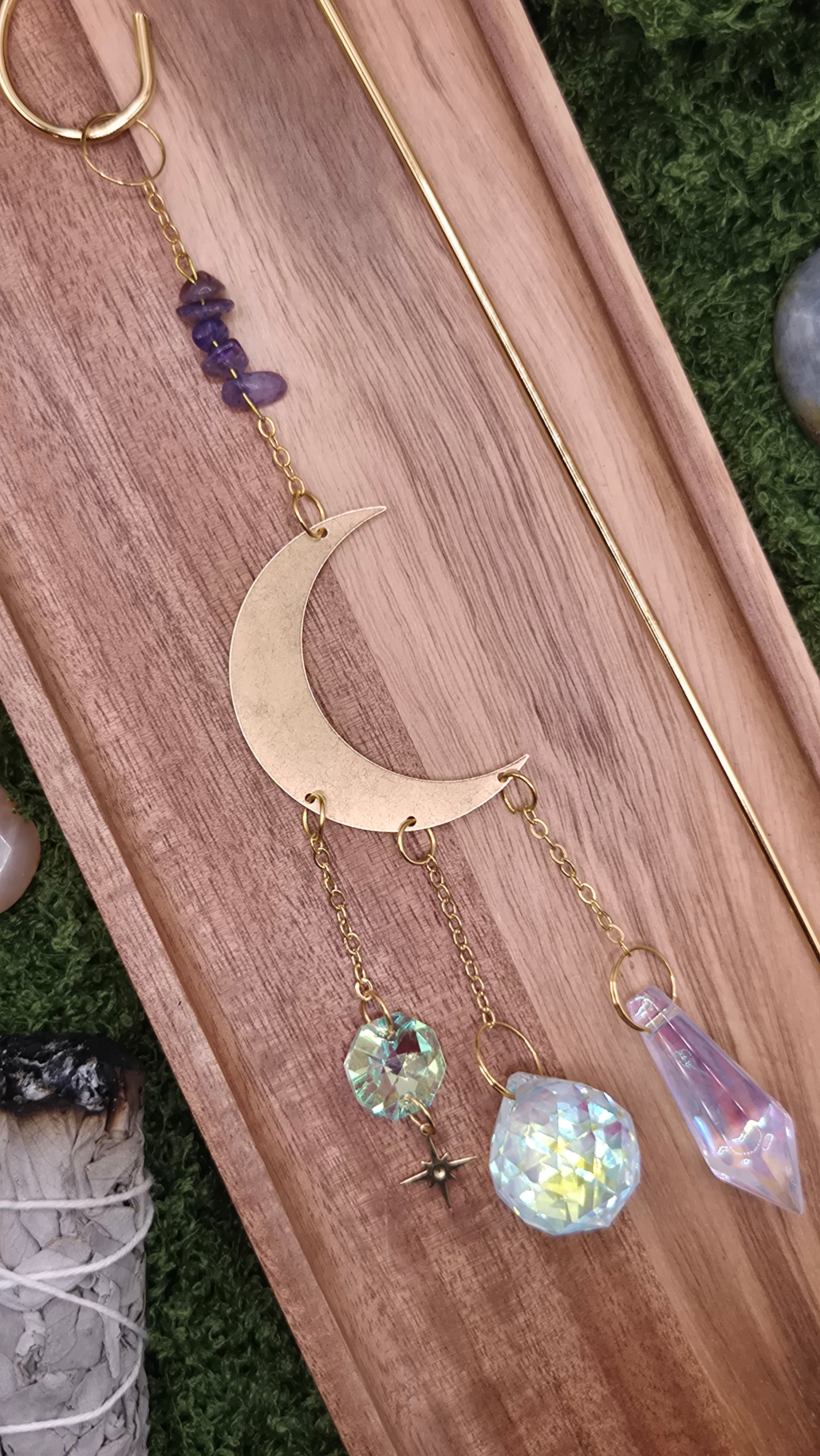 Amethyst Pflanzen-Sonnenfänger - Sonnenfänger - Gold