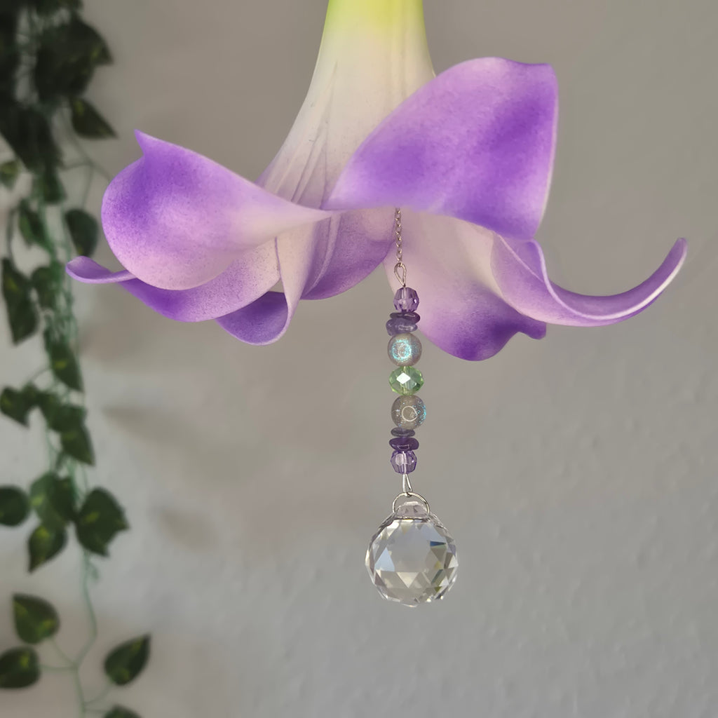 Lilac - Blütensonnenfänger - Silber - Lila