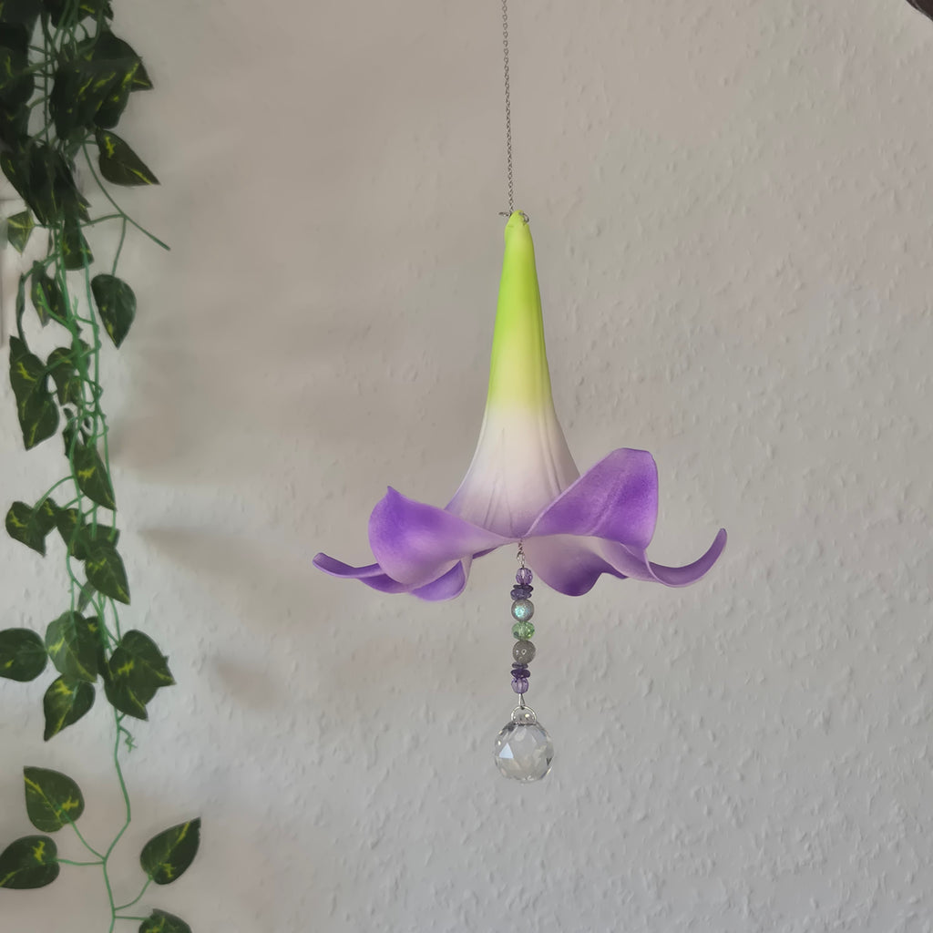 Lilac - Blütensonnenfänger - Silber - Lila
