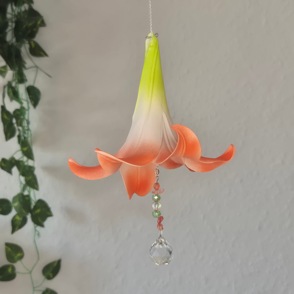 Pyraflora - Blütensonnenfänger - Silber - Koralle