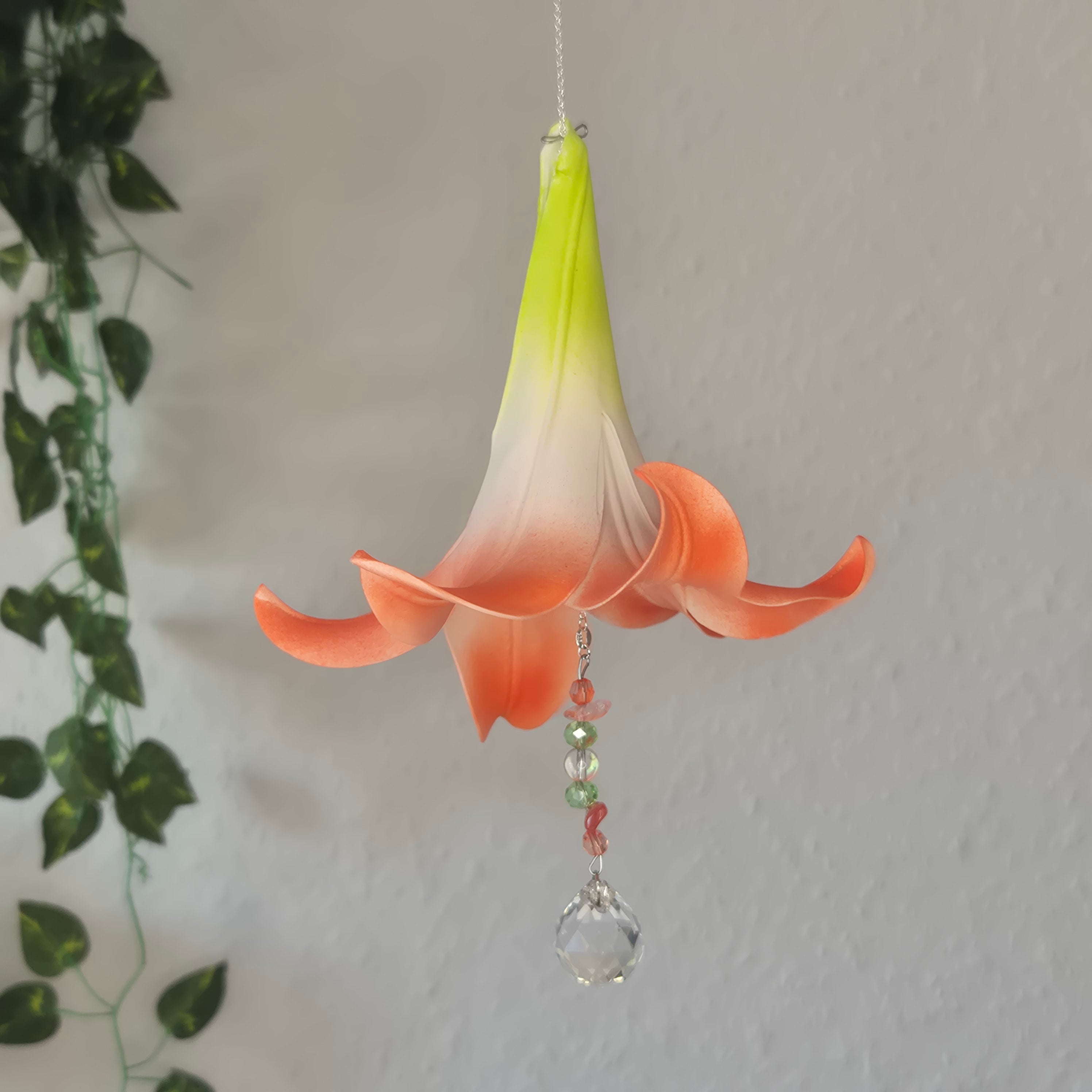 Pyraflora - Blütensonnenfänger - Silber - Koralle