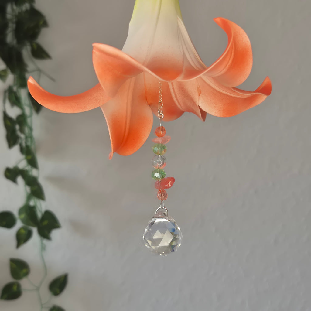 Pyraflora - Blütensonnenfänger - Silber - Koralle