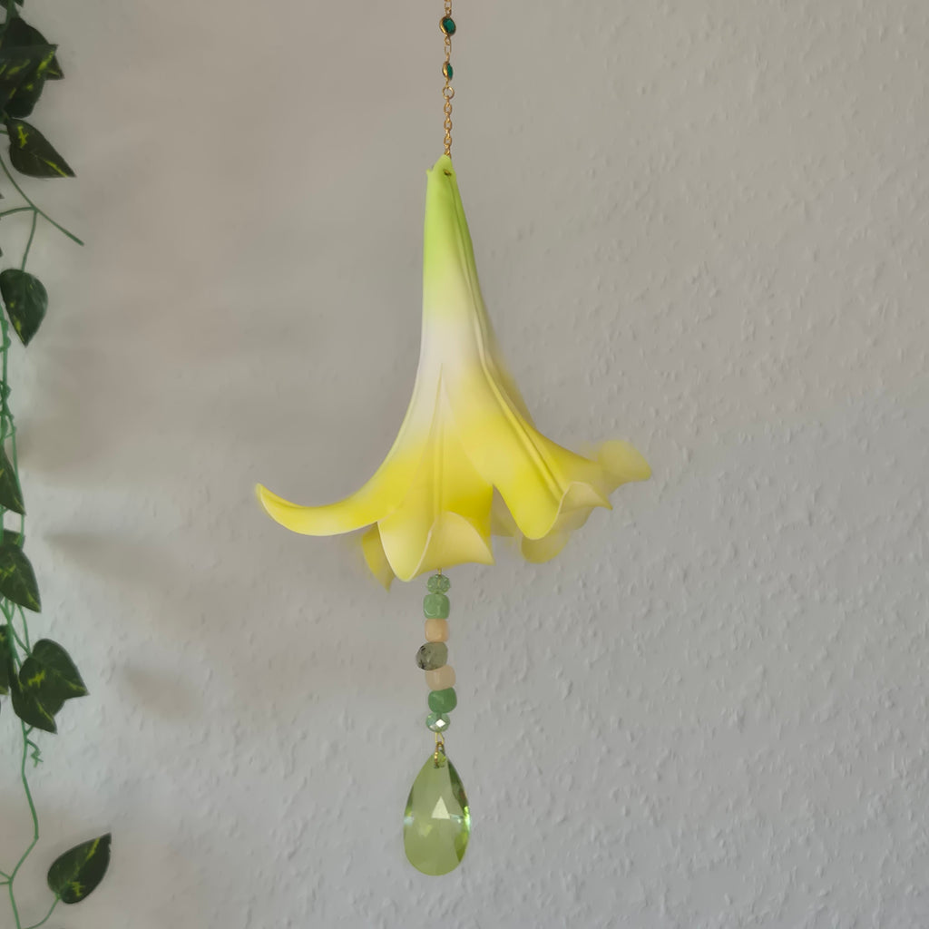 Heliora - Blütensonnenfänger - Gold / Silber - Gelb