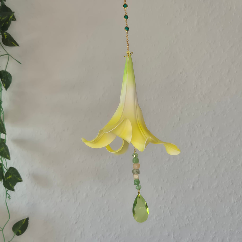 Heliora - Blütensonnenfänger - Gold / Silber - Gelb