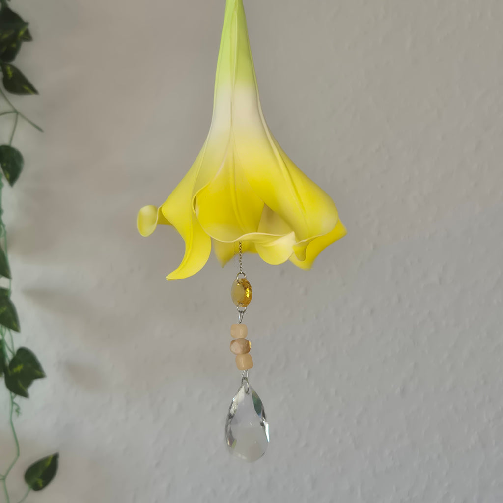 Heliora - Blütensonnenfänger - Gold / Silber - Gelb