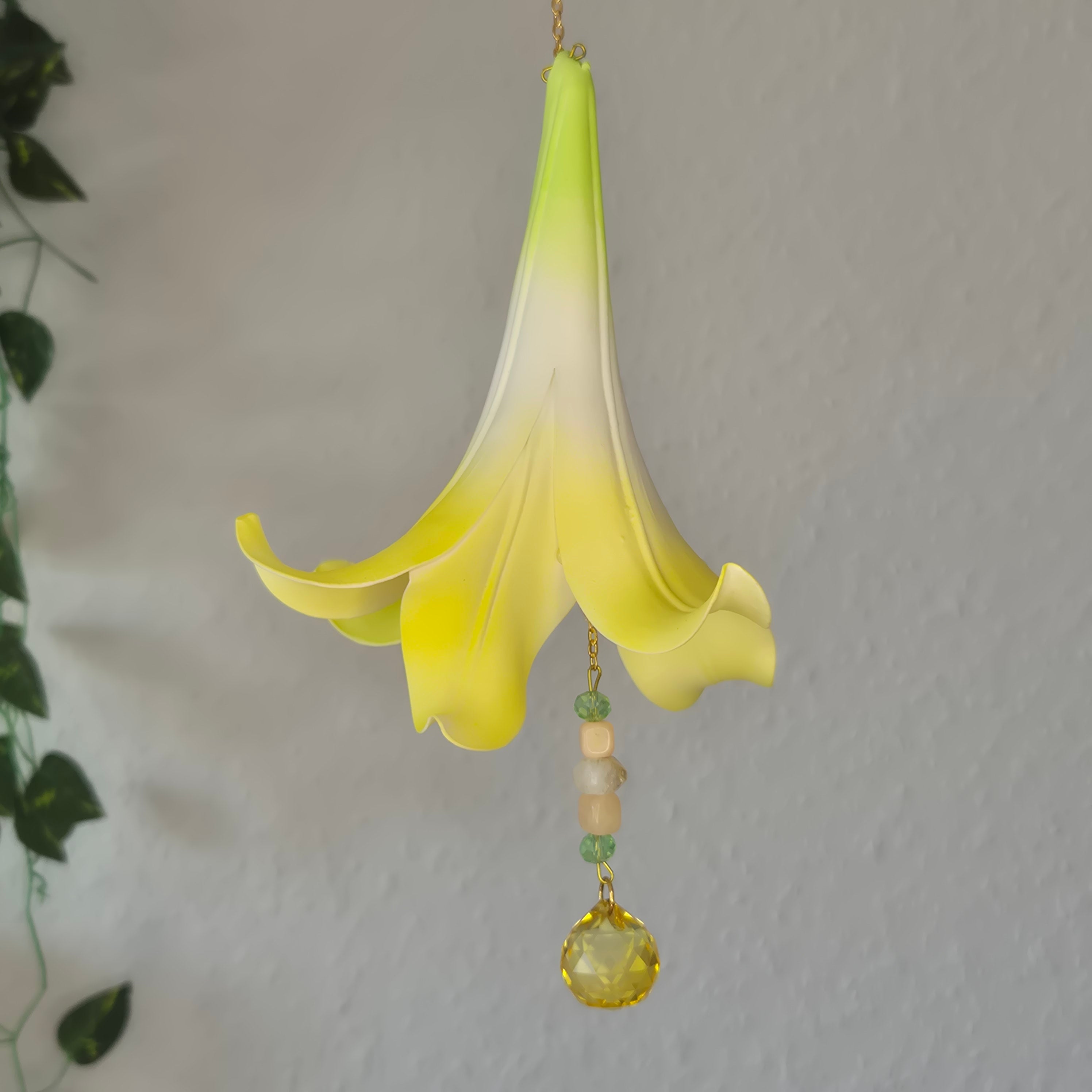 Heliora - Blütensonnenfänger - Gold / Silber - Gelb