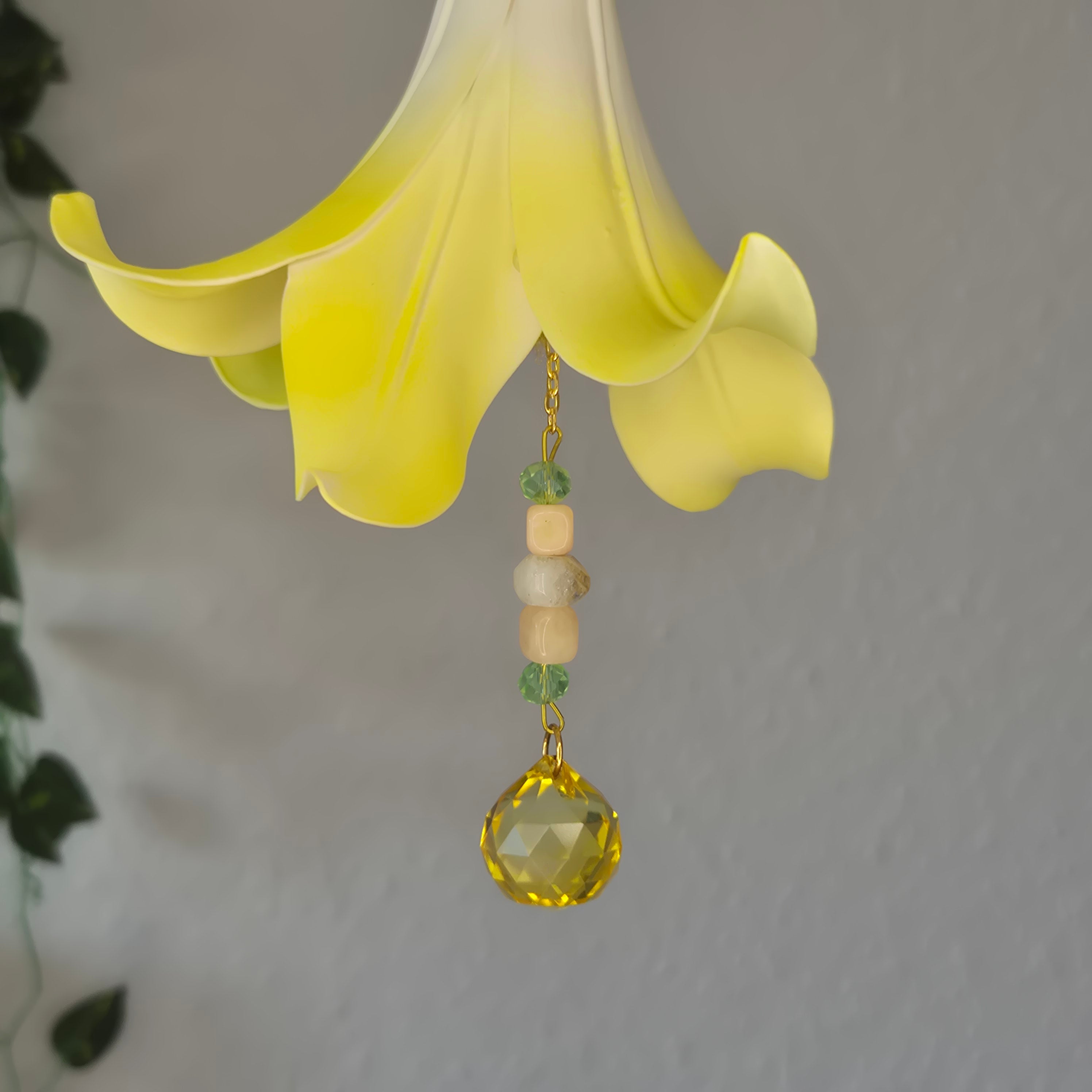 Heliora - Blütensonnenfänger - Gold / Silber - Gelb