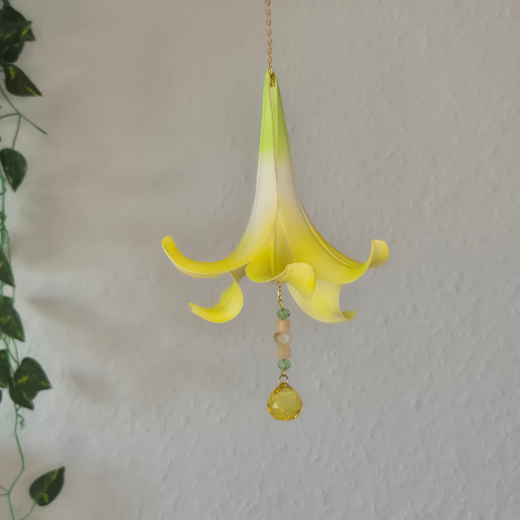 Heliora - Blütensonnenfänger - Gold / Silber - Gelb