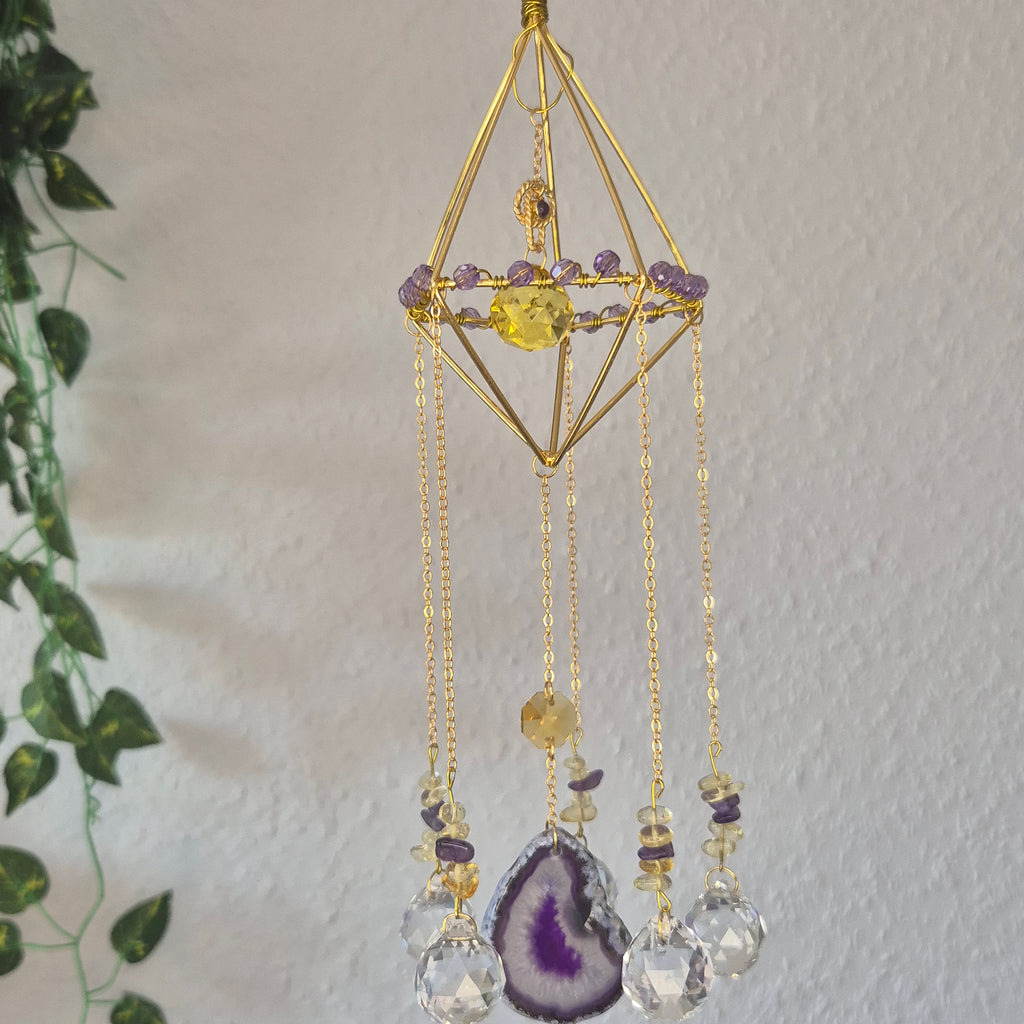 Lavender Light -  Sonnenfänger - Gold - Kristall