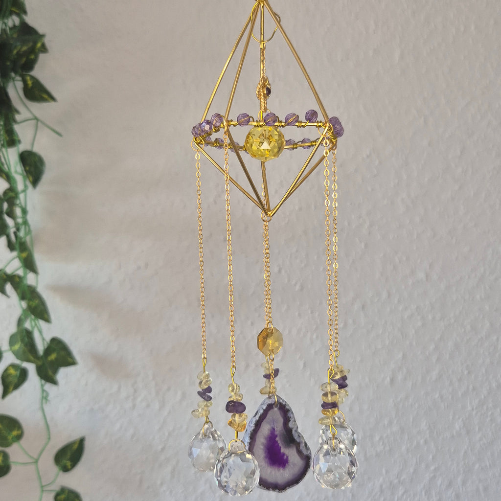 Lavender Light -  Sonnenfänger - Gold - Kristall