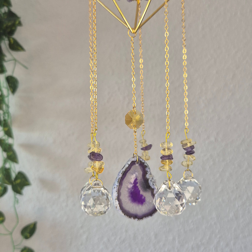 Lavender Light -  Sonnenfänger - Gold - Kristall