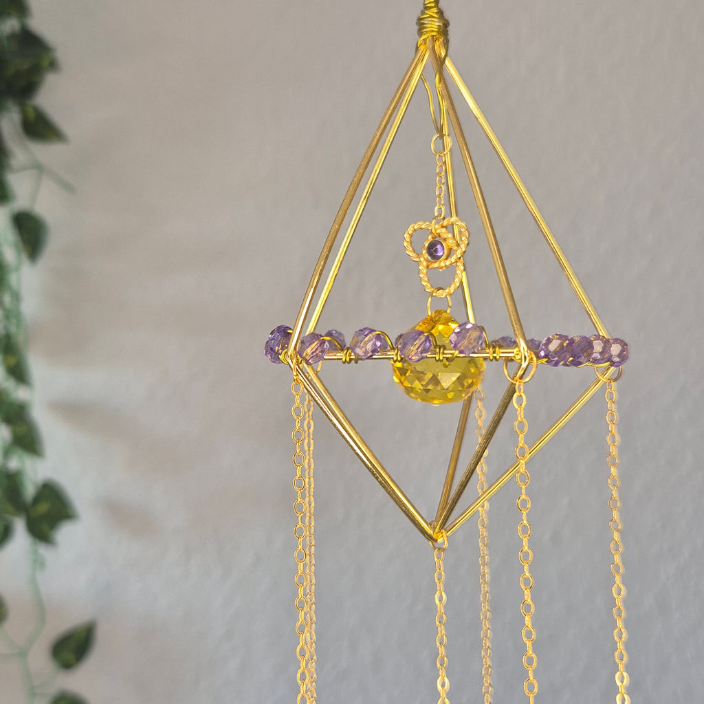 Lavender Light -  Sonnenfänger - Gold - Kristall