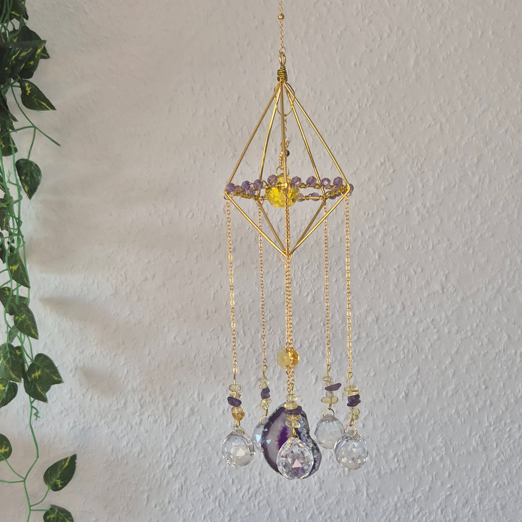 Lavender Light -  Sonnenfänger - Gold - Kristall